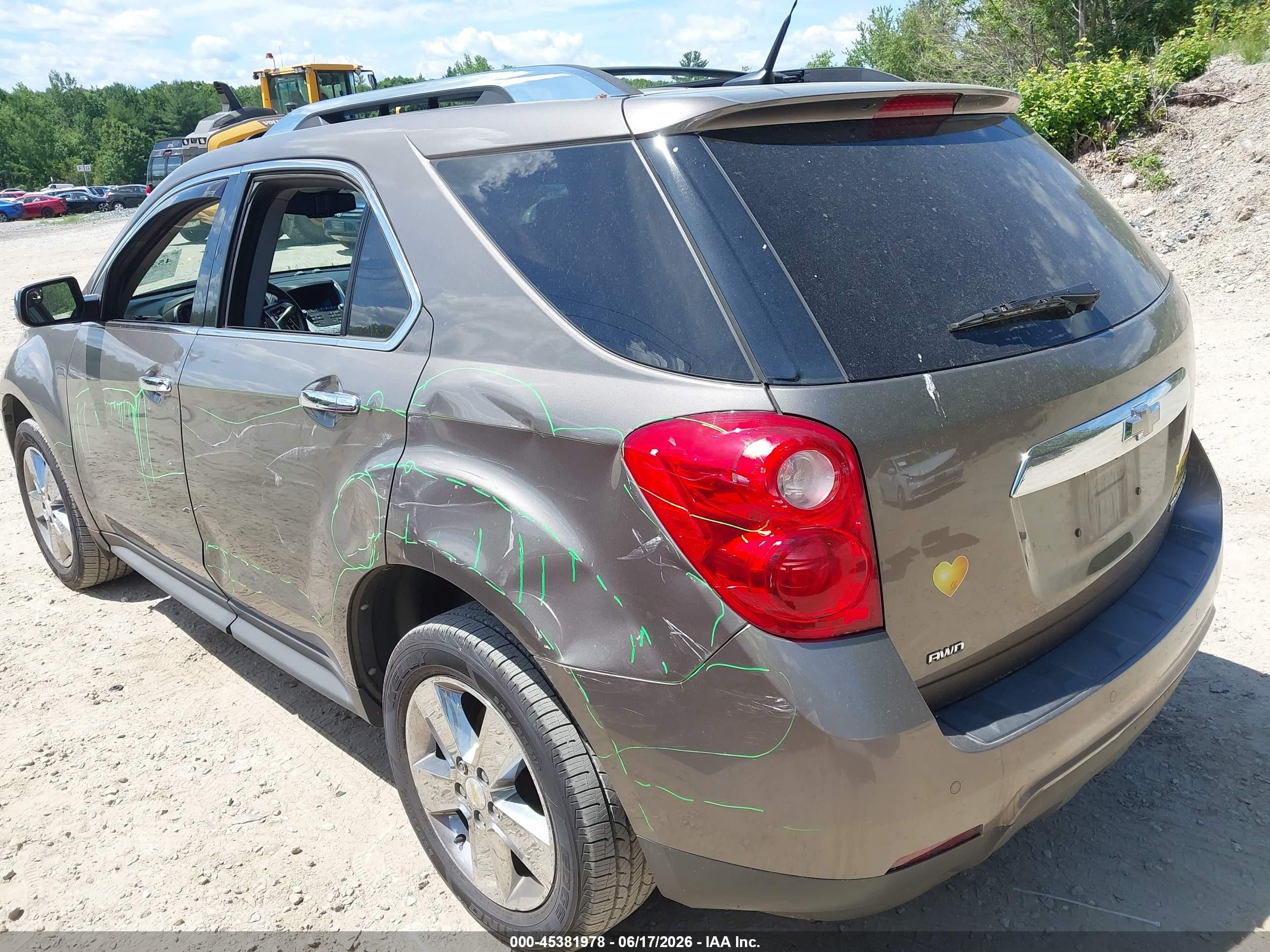 2012 Chevrolet Equinox Ltz Champagne vin: 2GNFLGEK6C6304599