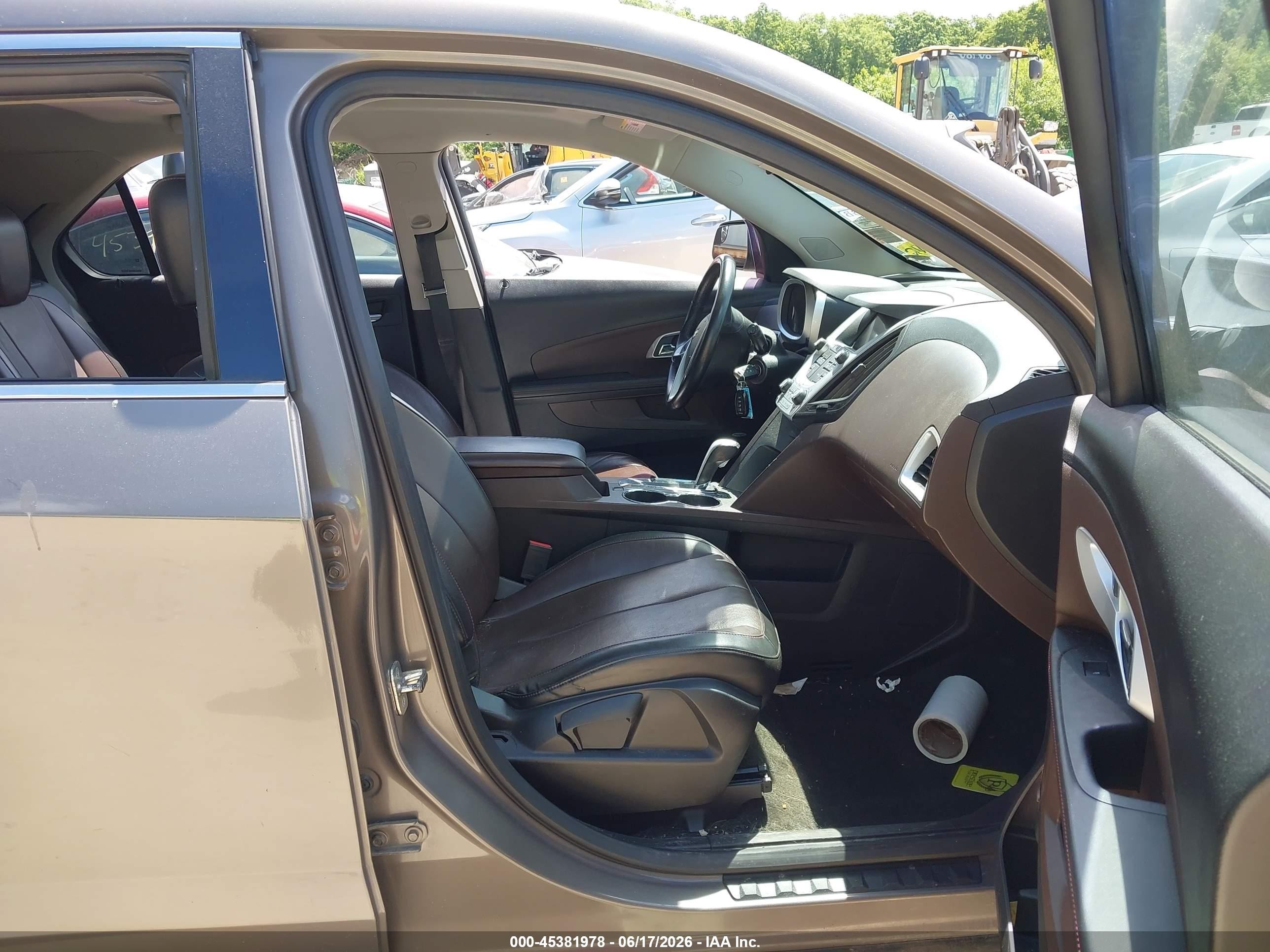 2012 Chevrolet Equinox Ltz Champagne vin: 2GNFLGEK6C6304599