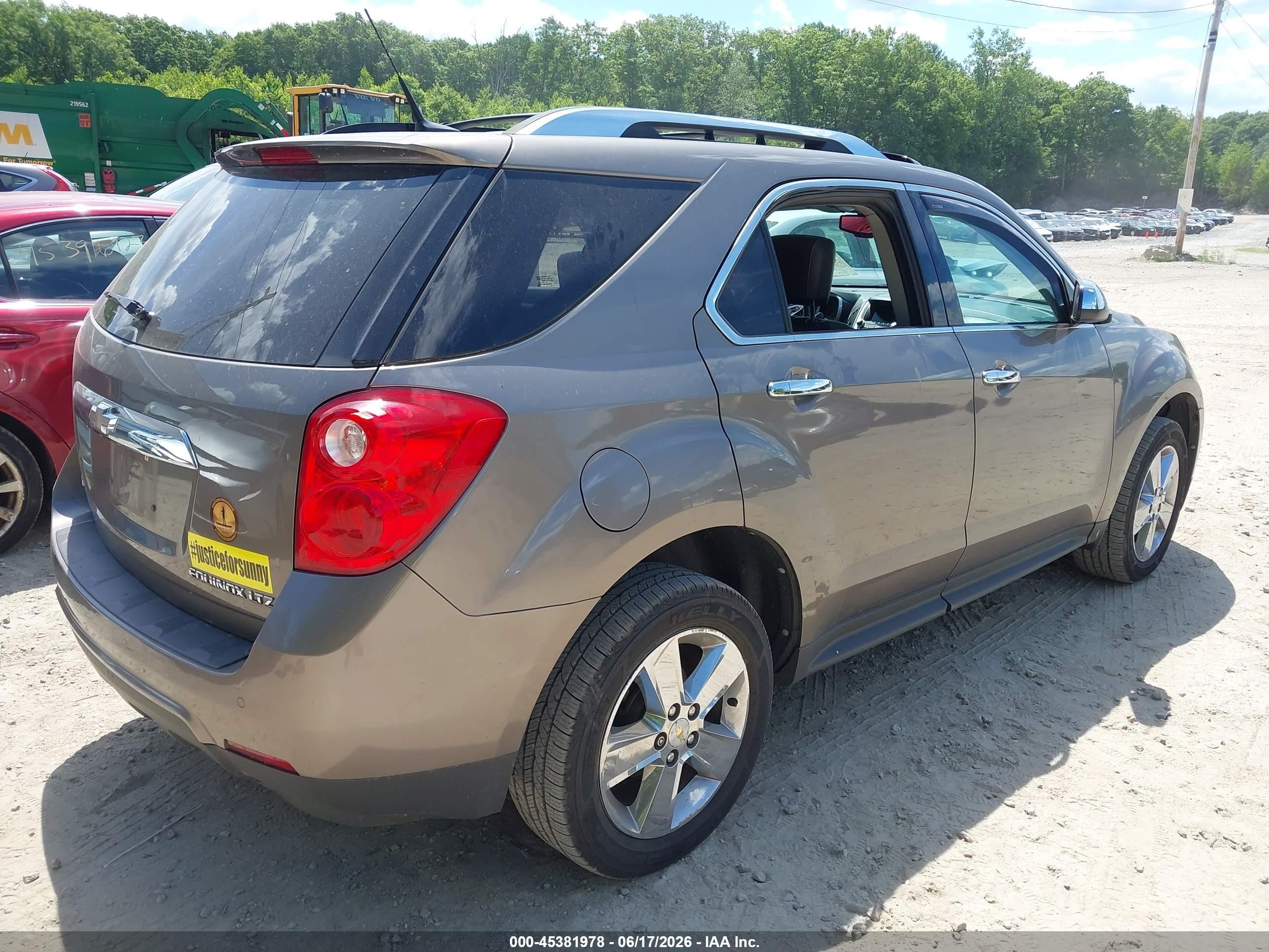 2012 Chevrolet Equinox Ltz Champagne vin: 2GNFLGEK6C6304599