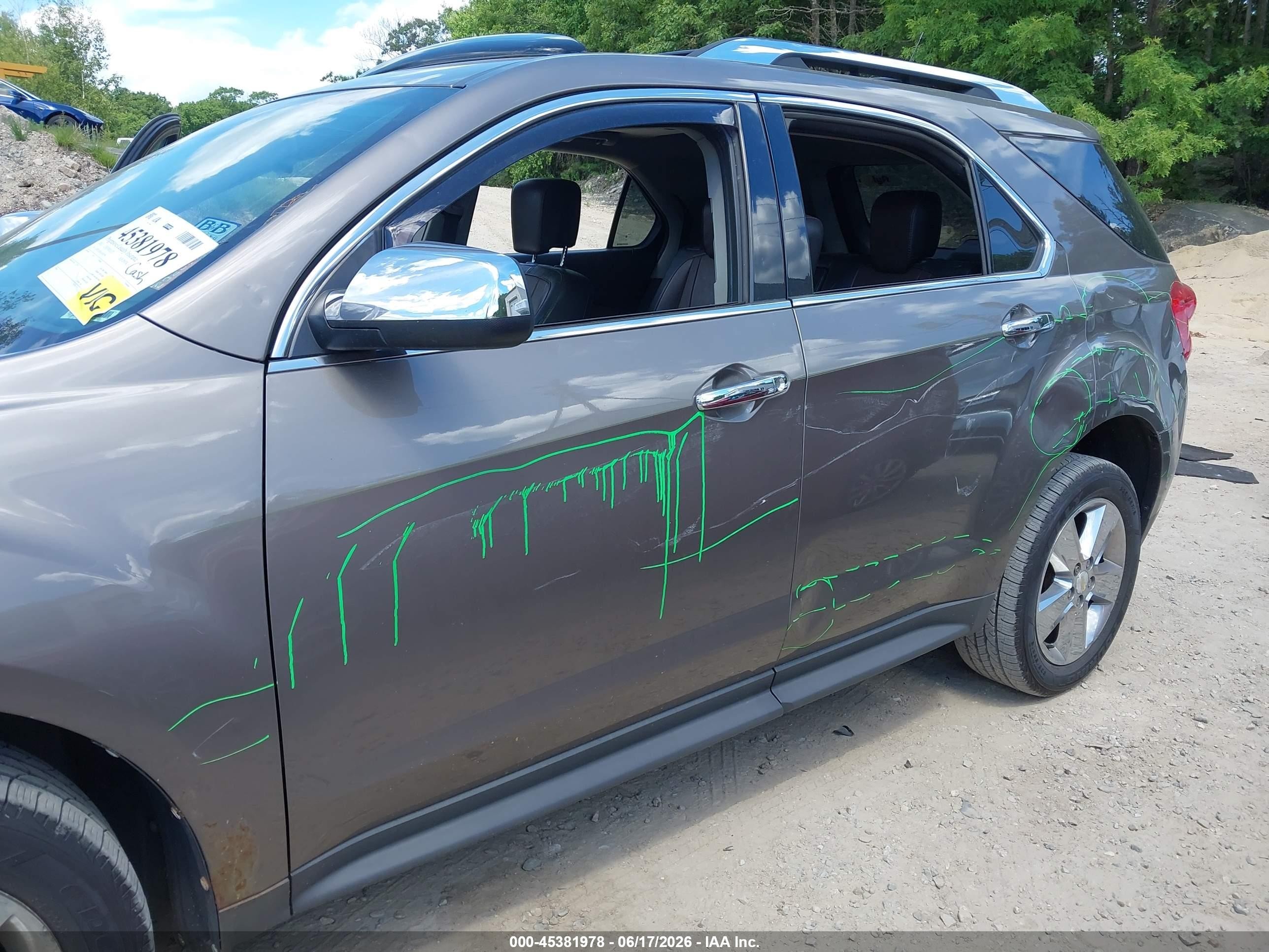 2012 Chevrolet Equinox Ltz Champagne vin: 2GNFLGEK6C6304599