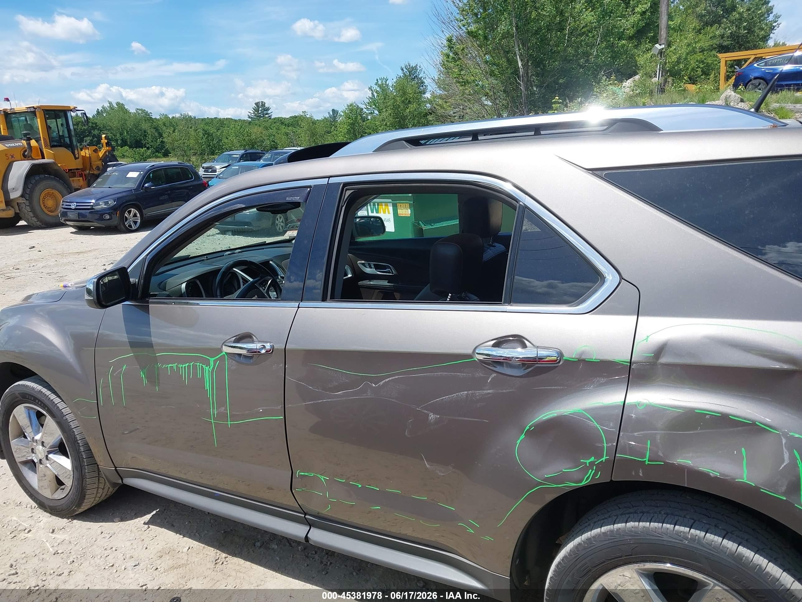 2012 Chevrolet Equinox Ltz Champagne vin: 2GNFLGEK6C6304599