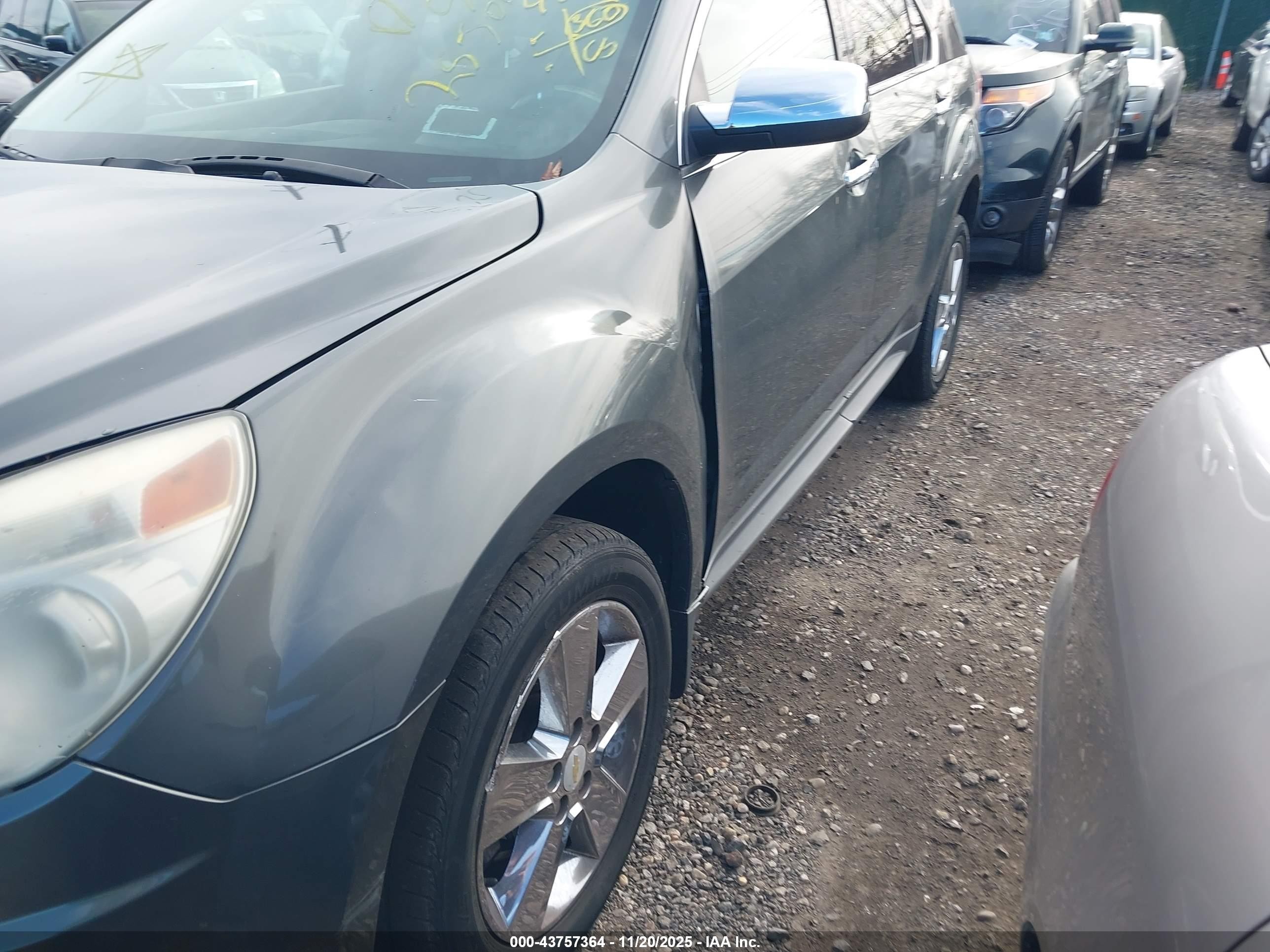 2012 Chevrolet Equinox Ltz Gray vin: 2GNFLGEK6C6323038