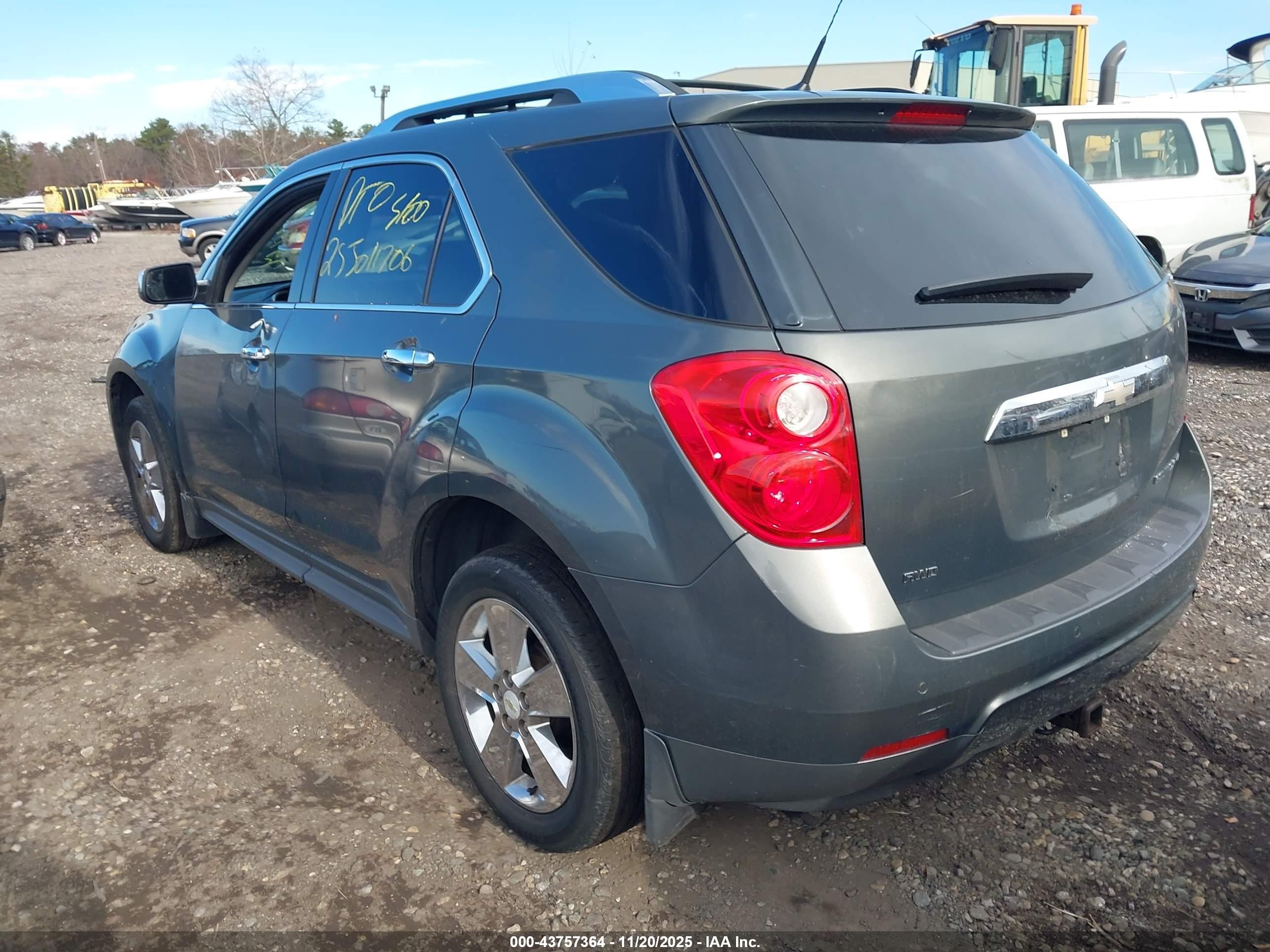 2012 Chevrolet Equinox Ltz Gray vin: 2GNFLGEK6C6323038