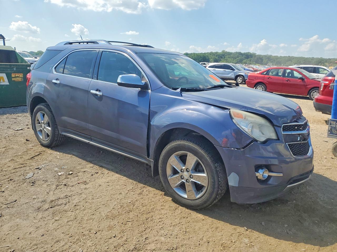 2013 Chevrolet Equinox Ltz Blue vin: 2GNFLGEK6D6432634