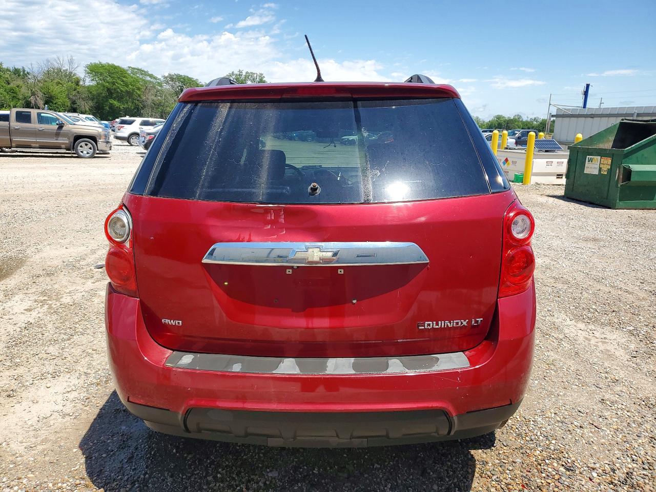 2014 Chevrolet Equinox Lt Красный vin: 2GNFLGEK6E6101666