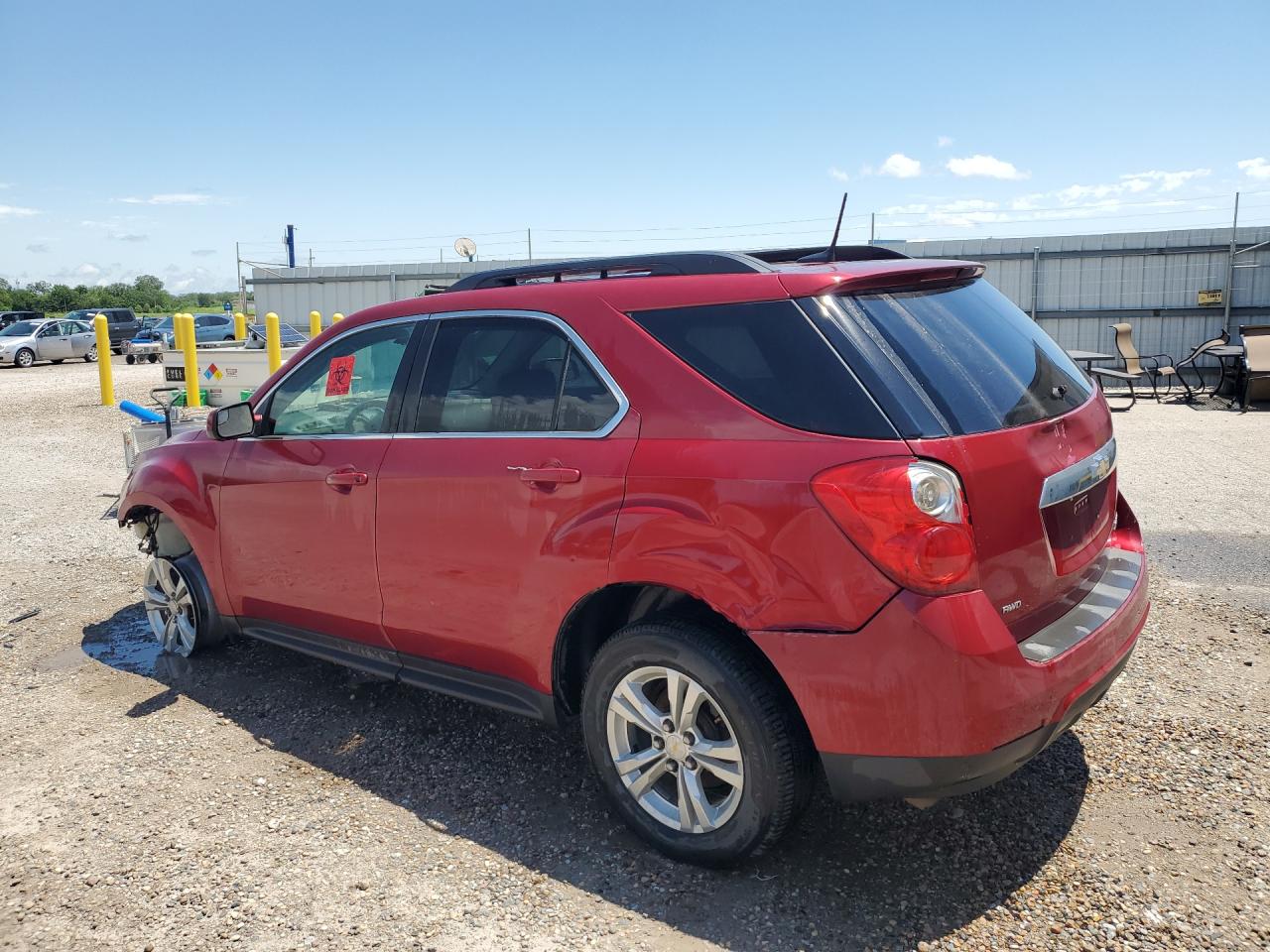 2014 Chevrolet Equinox Lt Красный vin: 2GNFLGEK6E6101666 Damage: Left Rear Door, Dent(S) W/No Paint Dmg, 1 To 2 Inches
