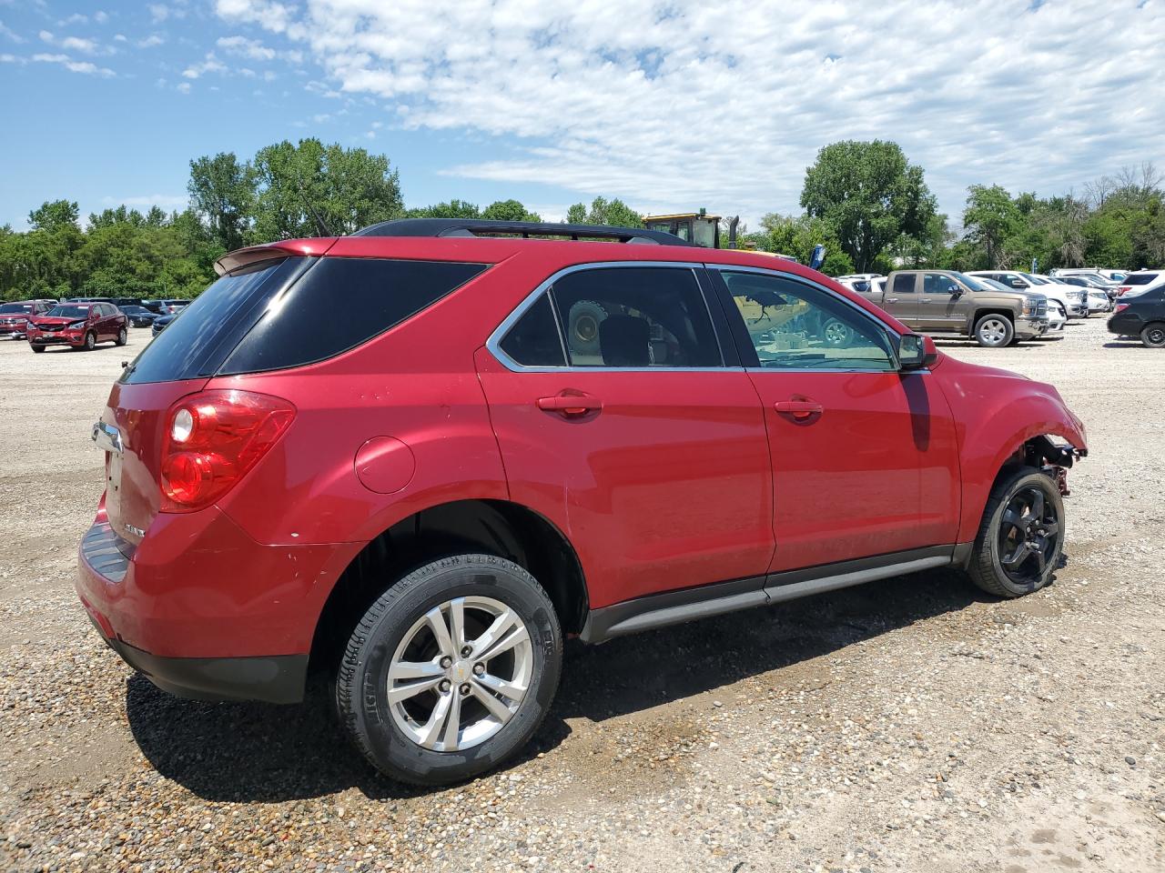 2014 Chevrolet Equinox Lt Красный vin: 2GNFLGEK6E6101666 Damage: Right Qtr Panel, Dent(S) W/ Paint Dmg, 1/2 To 1 Inch