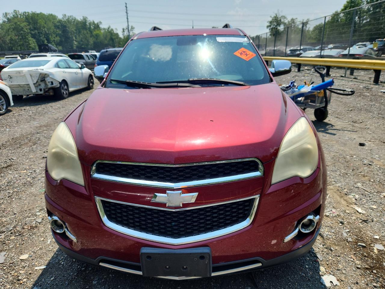 2012 Chevrolet Equinox Ltz Burgundy vin: 2GNFLGEK7C6348840