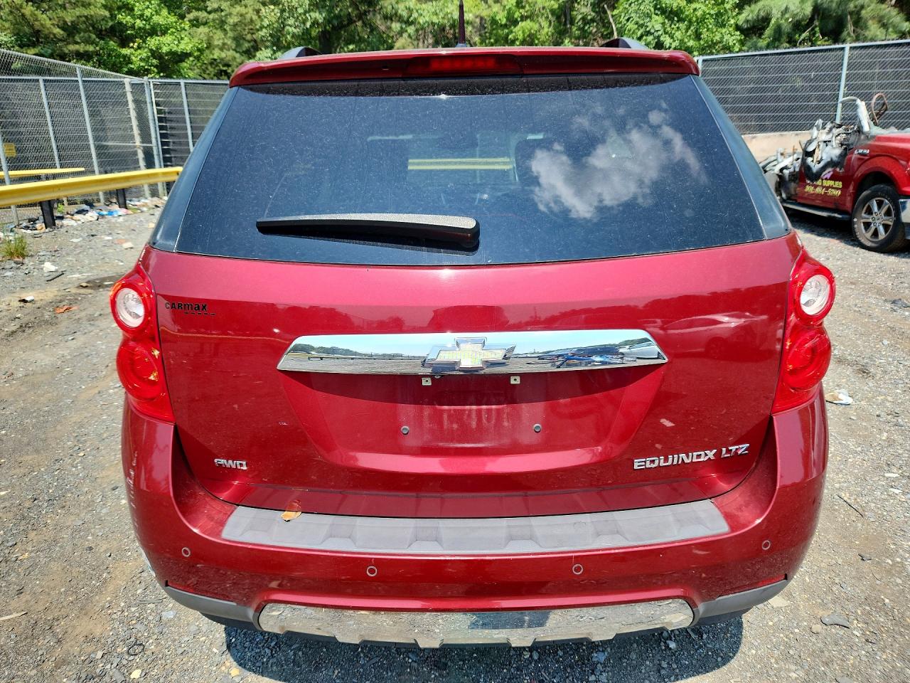 2012 Chevrolet Equinox Ltz Burgundy vin: 2GNFLGEK7C6348840