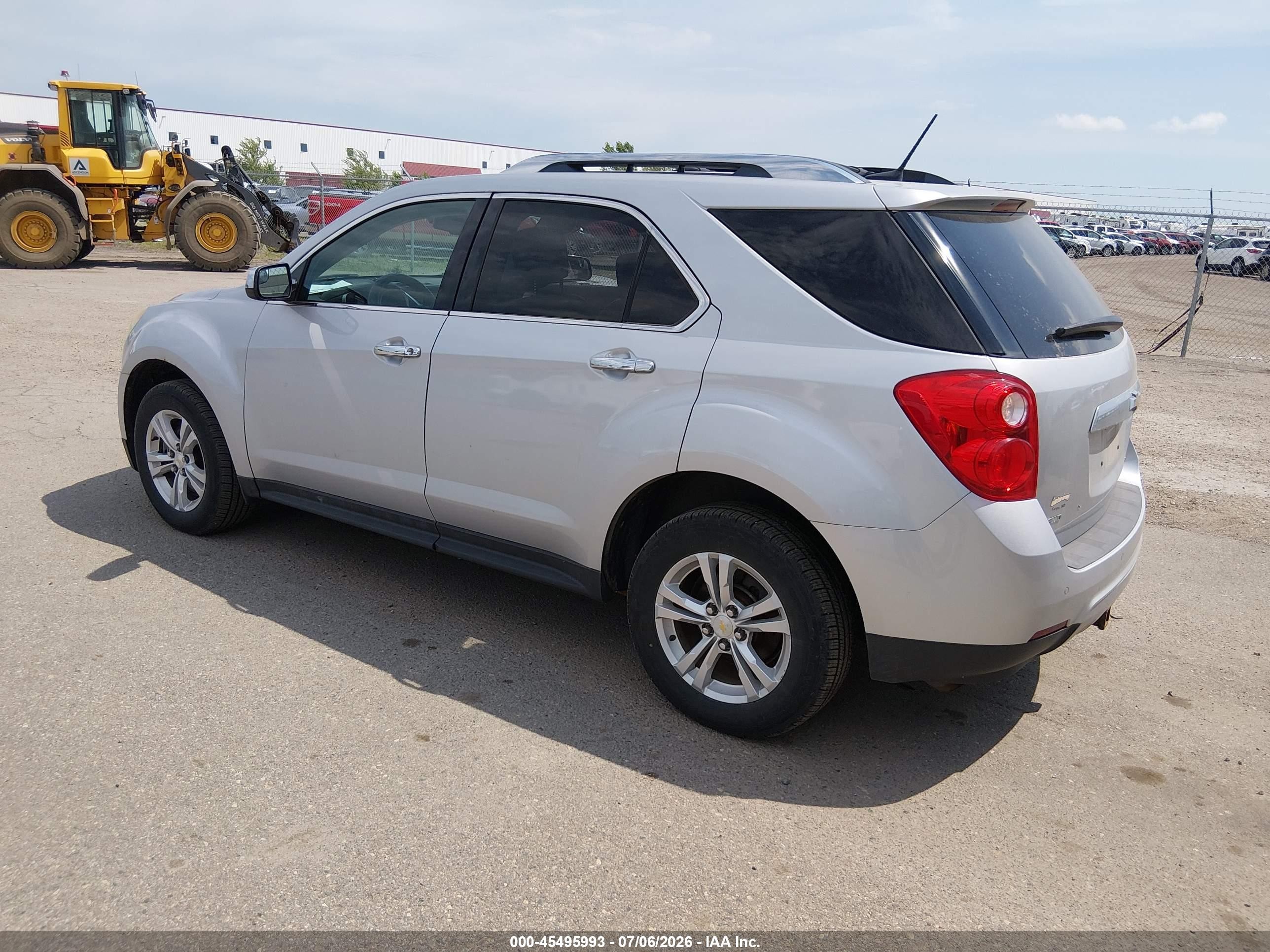 2013 Chevrolet Equinox Ltz Серебряный vin: 2GNFLGEK7D6261229