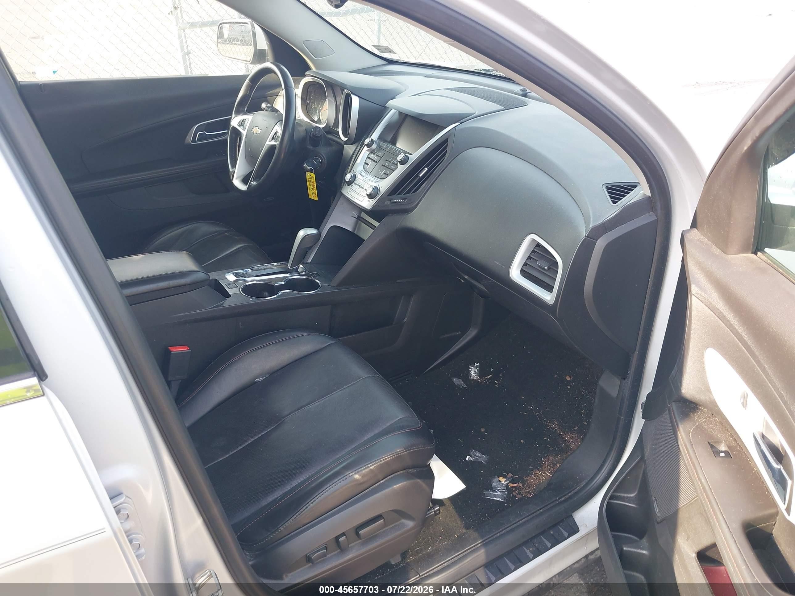 2014 Chevrolet Equinox Lt Silver vin: 2GNFLGEK7E6180569
