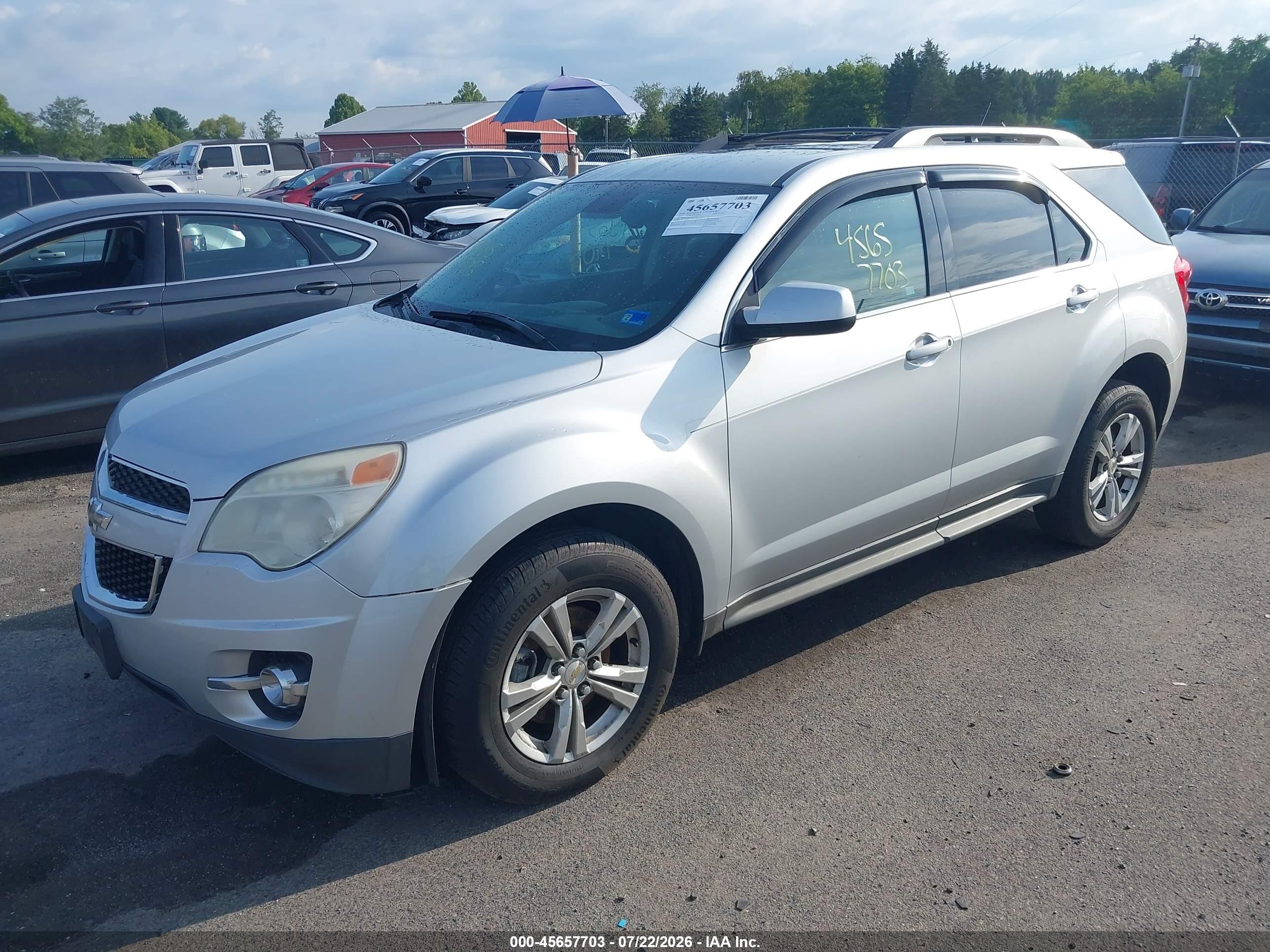 2014 Chevrolet Equinox Lt Silver vin: 2GNFLGEK7E6180569