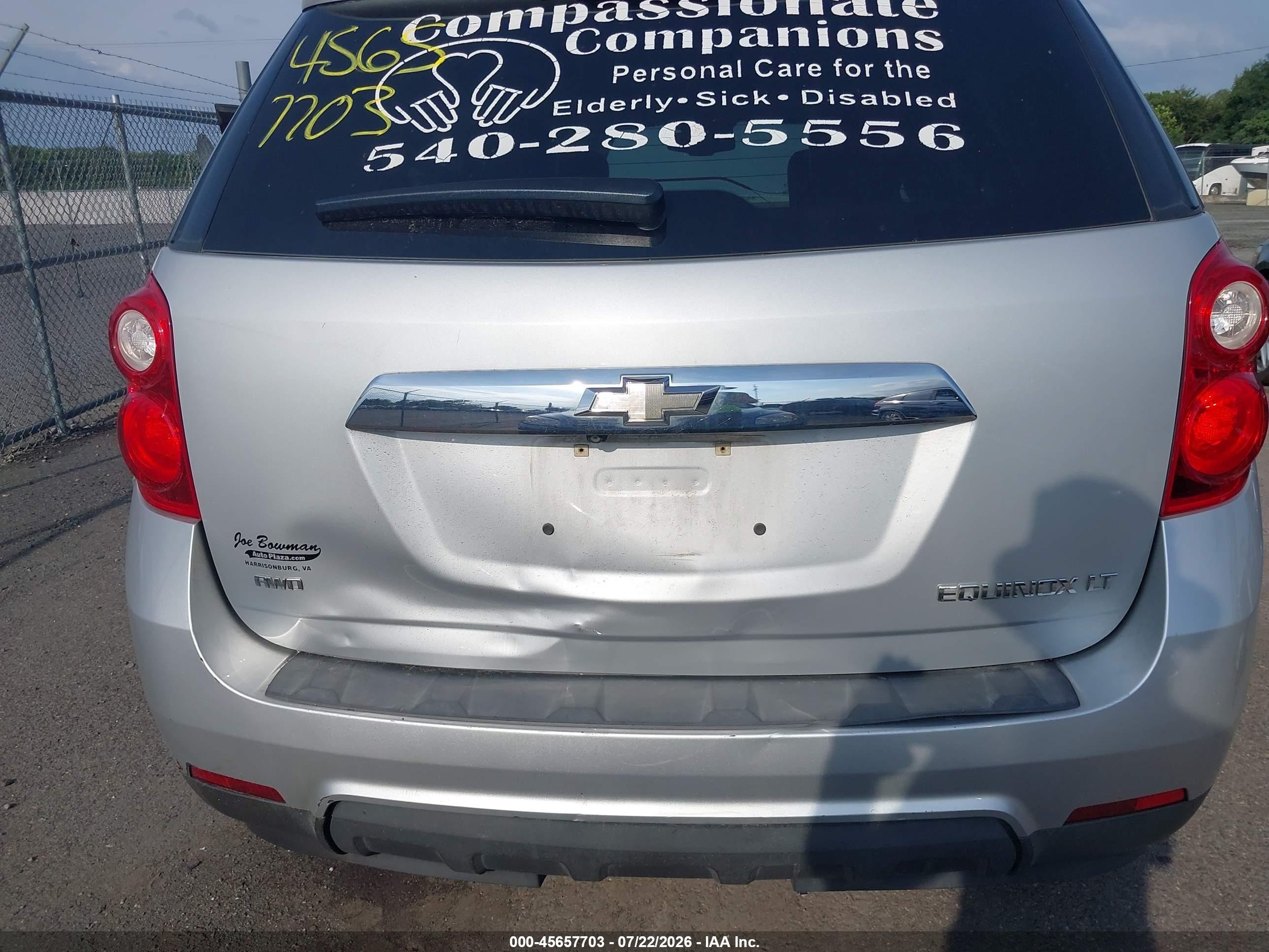 2014 Chevrolet Equinox Lt Silver vin: 2GNFLGEK7E6180569