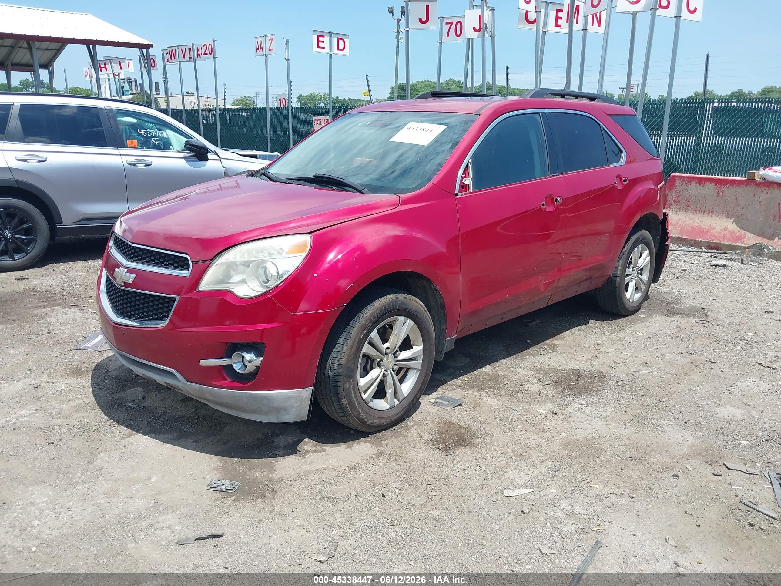 2015 Chevrolet Equinox 2lt Red vin: 2GNFLGEK7F6195400