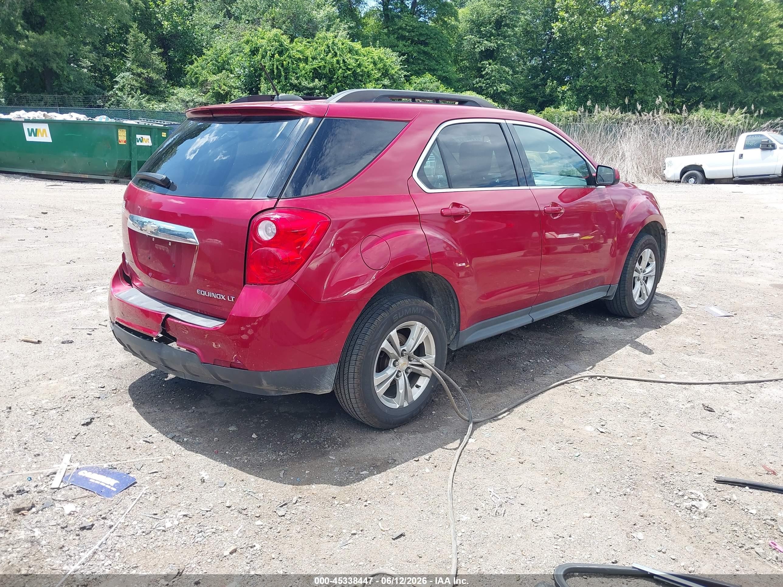 2015 Chevrolet Equinox 2lt Red vin: 2GNFLGEK7F6195400