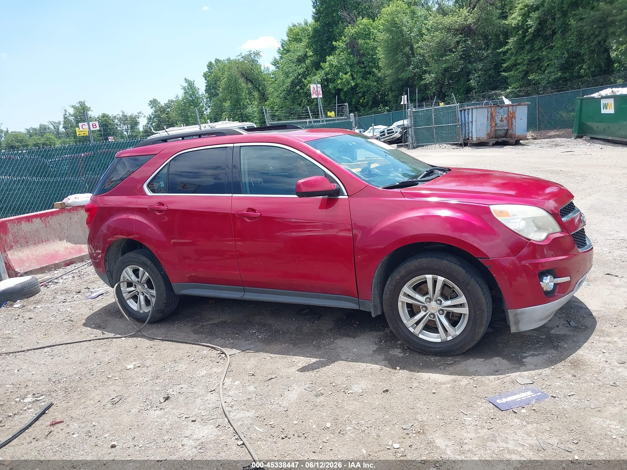 2015 Chevrolet Equinox 2lt Red vin: 2GNFLGEK7F6195400