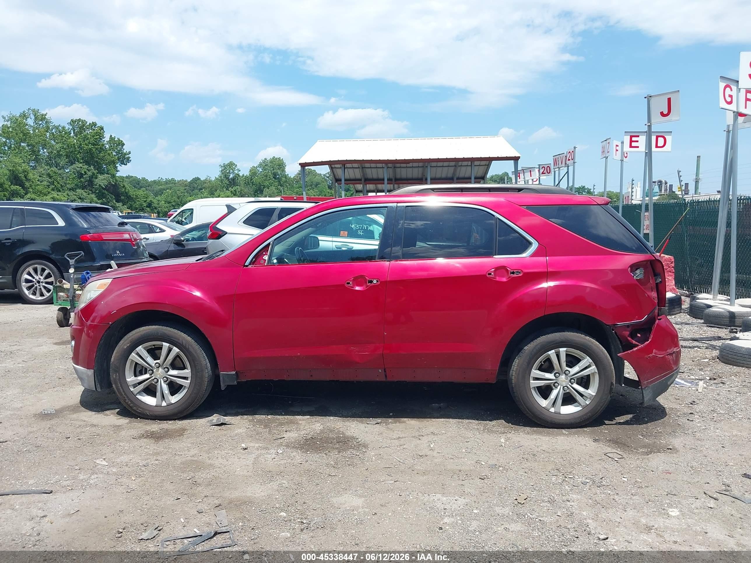 2015 Chevrolet Equinox 2lt Red vin: 2GNFLGEK7F6195400