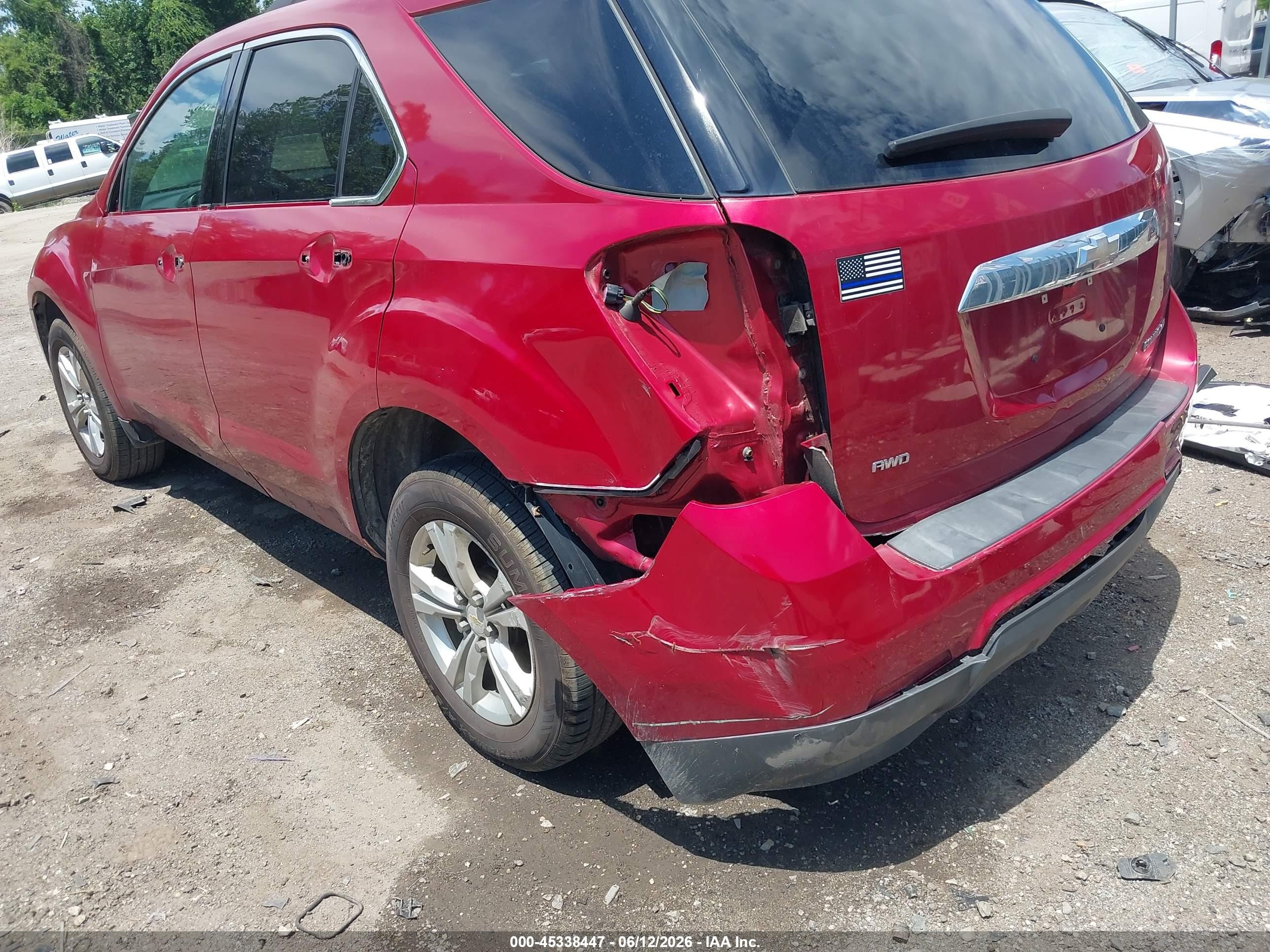 2015 Chevrolet Equinox 2lt Red vin: 2GNFLGEK7F6195400