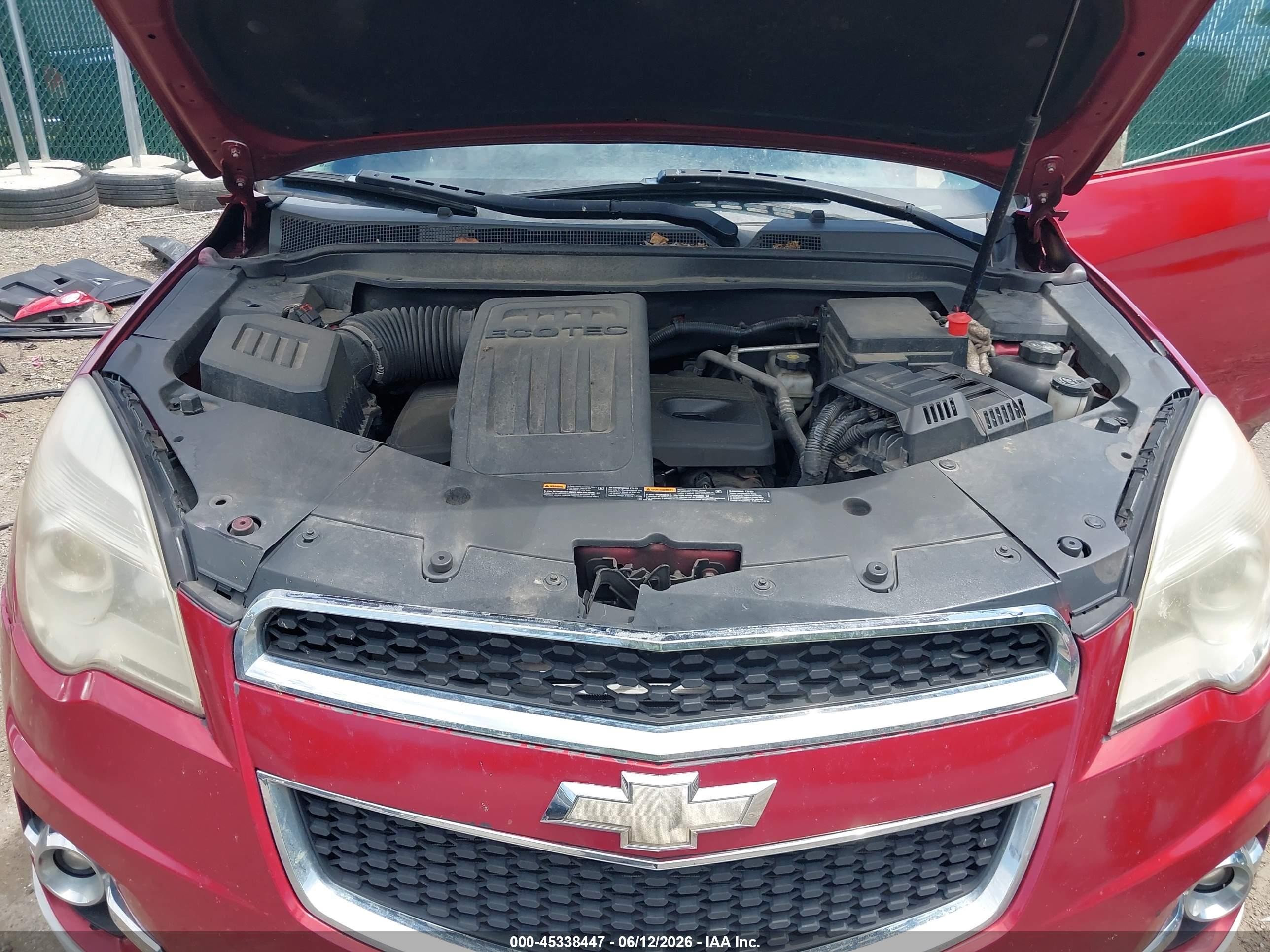 2015 Chevrolet Equinox 2lt Red vin: 2GNFLGEK7F6195400