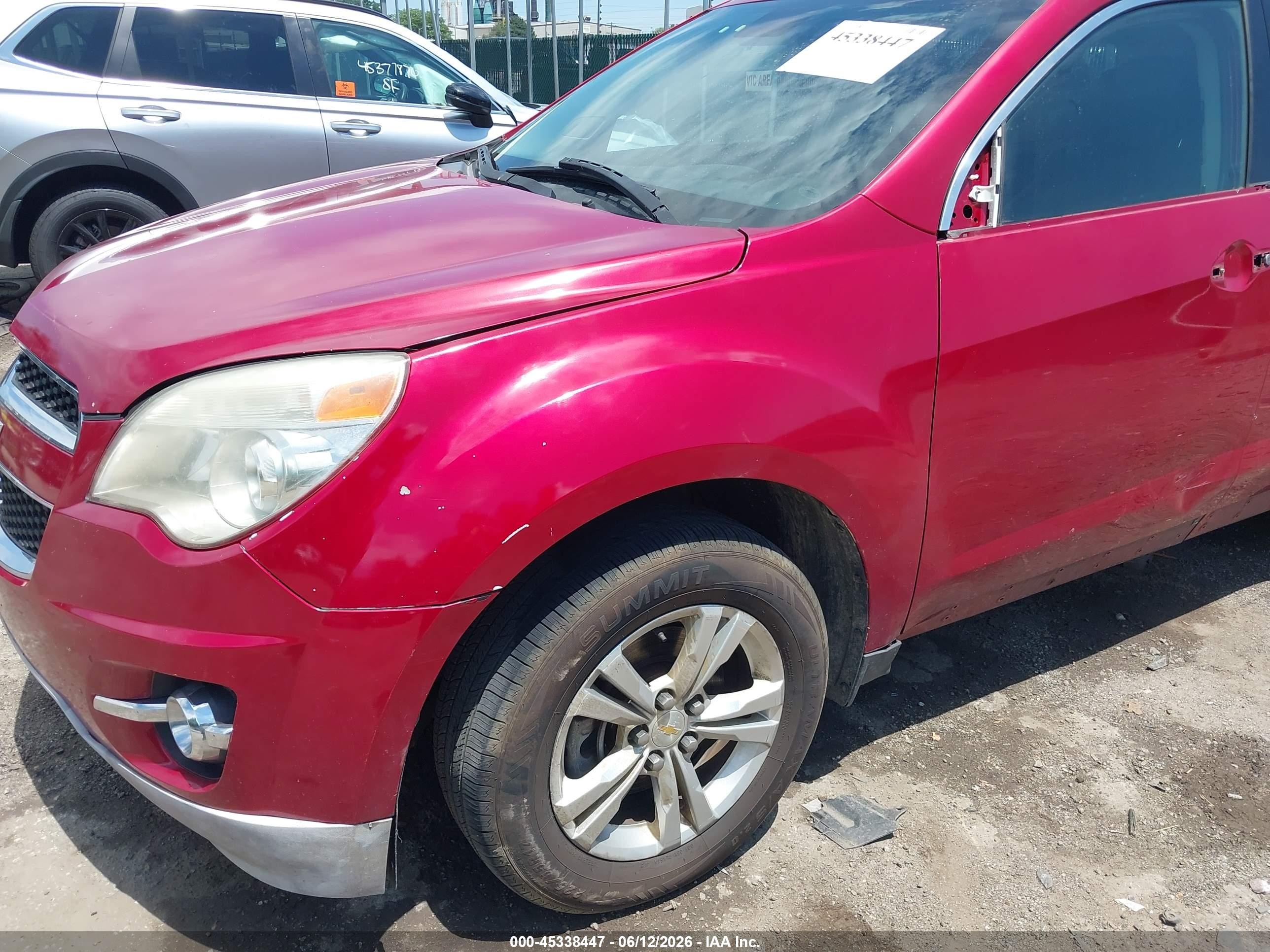 2015 Chevrolet Equinox 2lt Red vin: 2GNFLGEK7F6195400