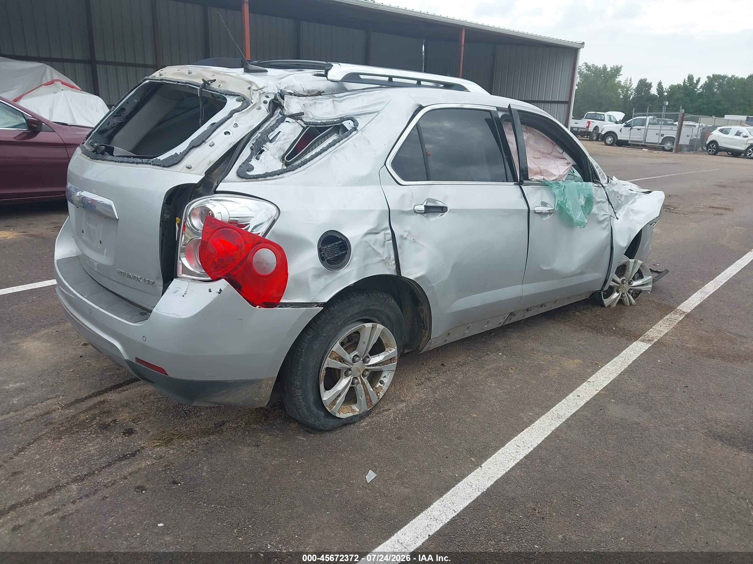 2012 Chevrolet Equinox Ltz Серебряный vin: 2GNFLGEK8C6110270