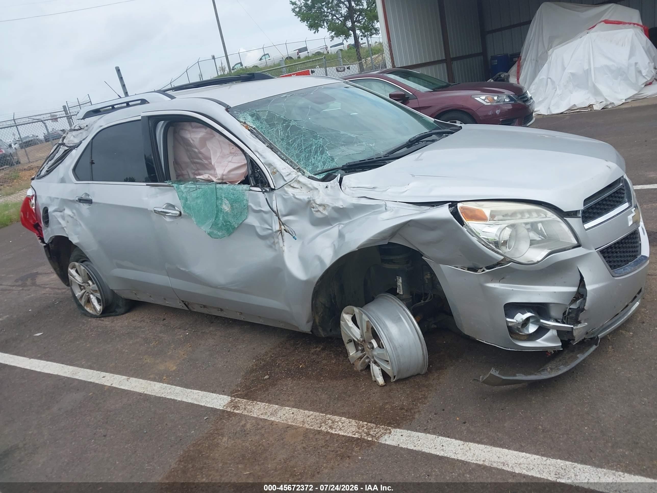 2012 Chevrolet Equinox Ltz Серебряный vin: 2GNFLGEK8C6110270