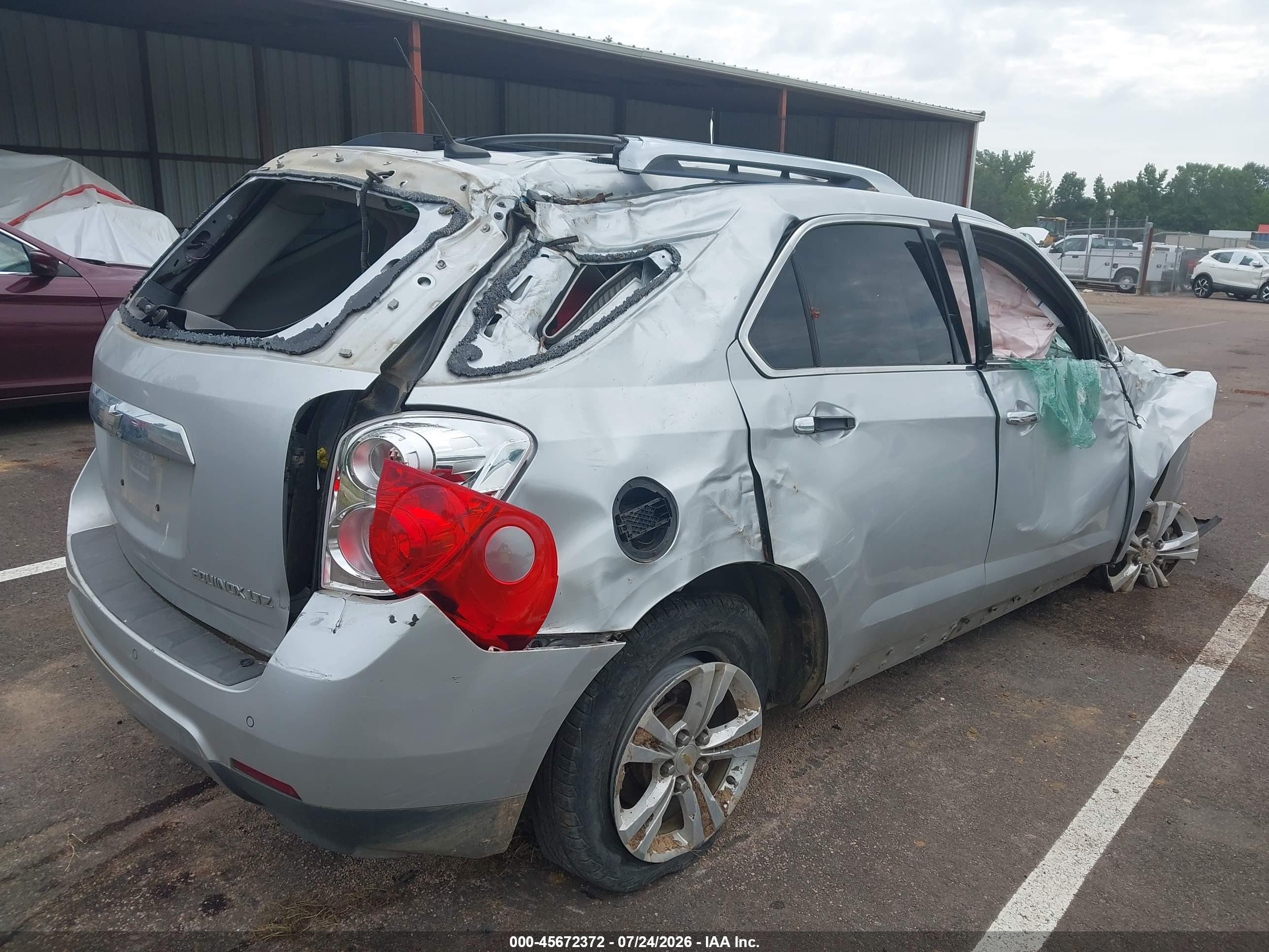 2012 Chevrolet Equinox Ltz Серебряный vin: 2GNFLGEK8C6110270