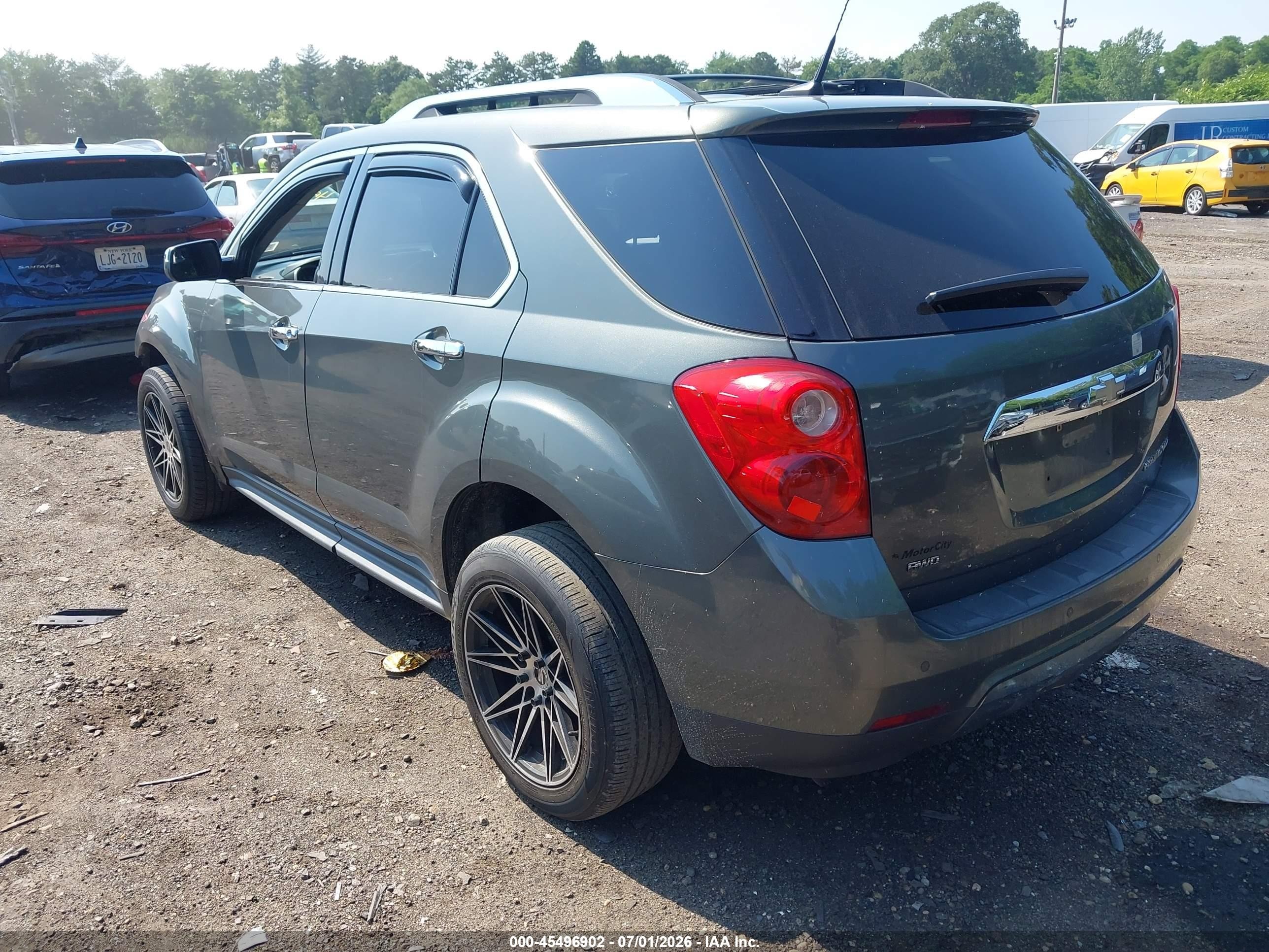 2013 Chevrolet Equinox Ltz Gray vin: 2GNFLGEK8D6135686