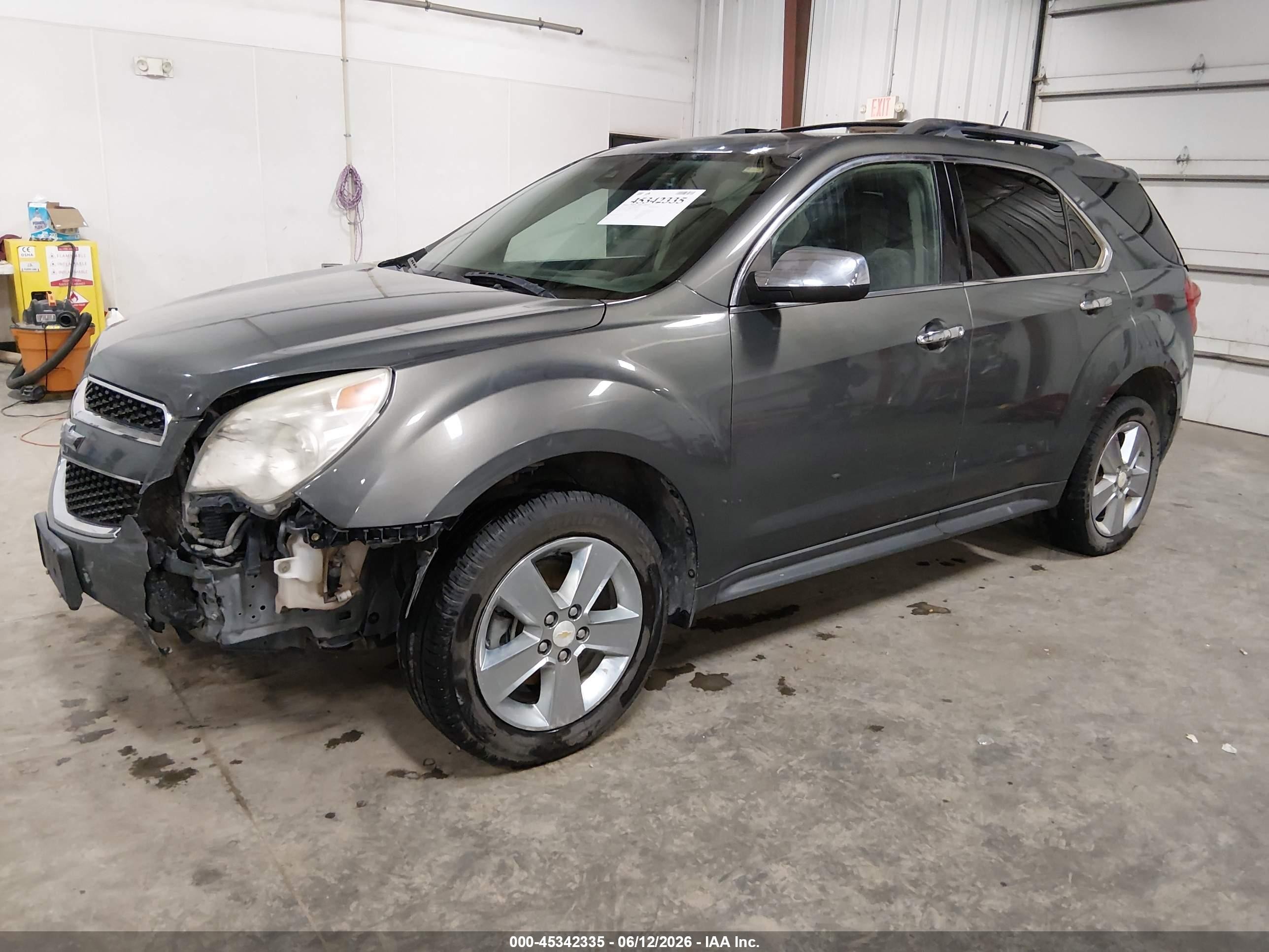 2013 Chevrolet Equinox Ltz Gray vin: 2GNFLGEK8D6332194