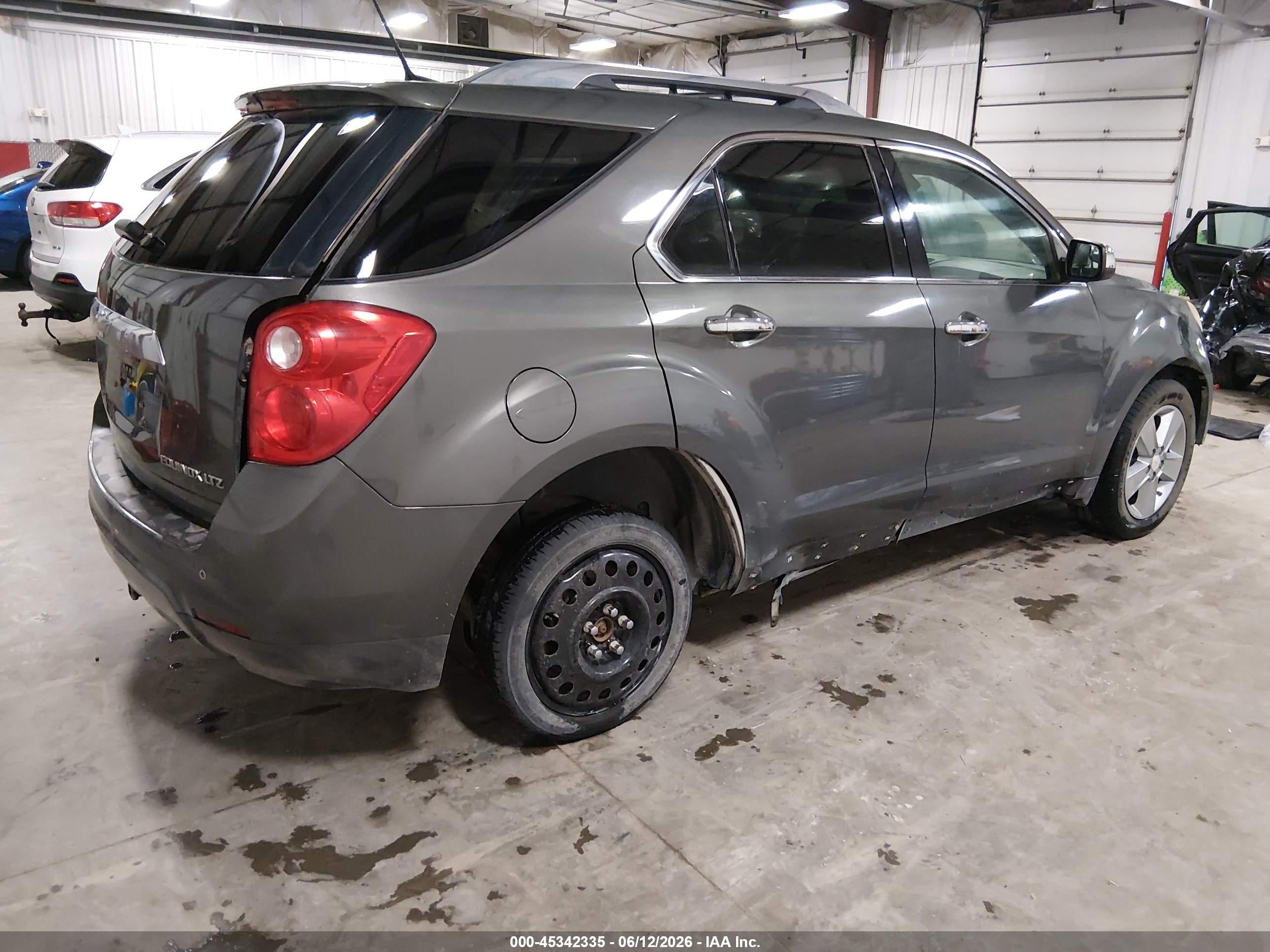 2013 Chevrolet Equinox Ltz Gray vin: 2GNFLGEK8D6332194