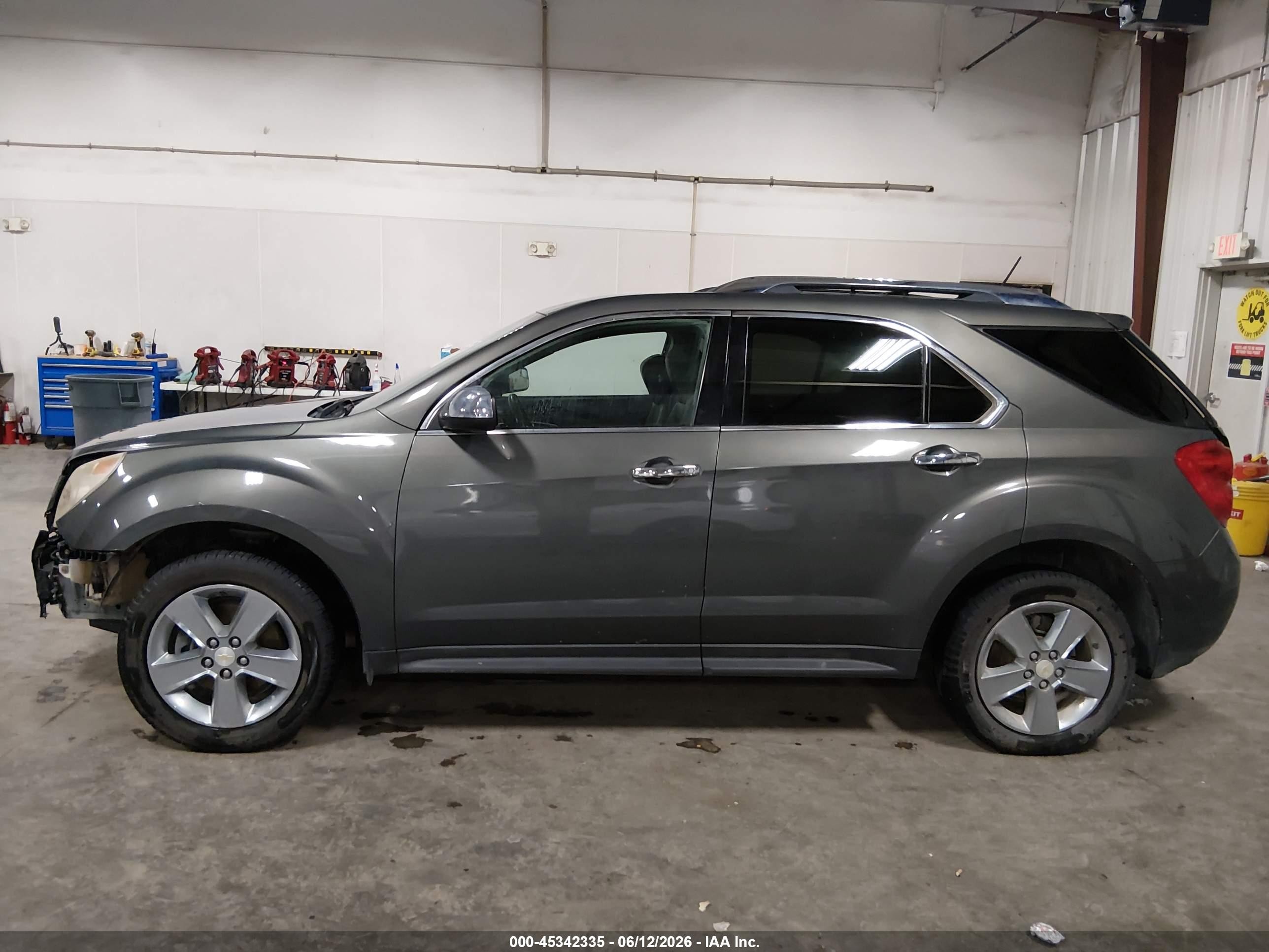 2013 Chevrolet Equinox Ltz Gray vin: 2GNFLGEK8D6332194