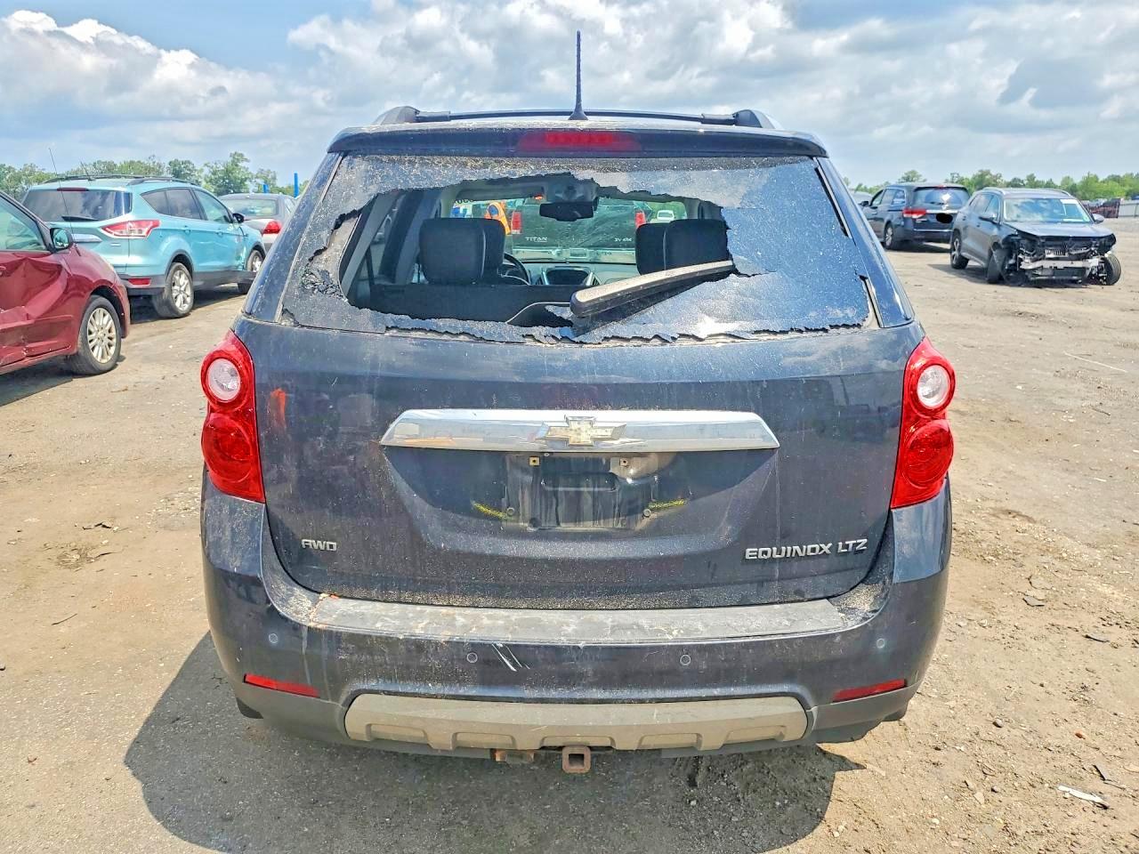 2013 Chevrolet Equinox Ltz Black vin: 2GNFLGEK8D6409727