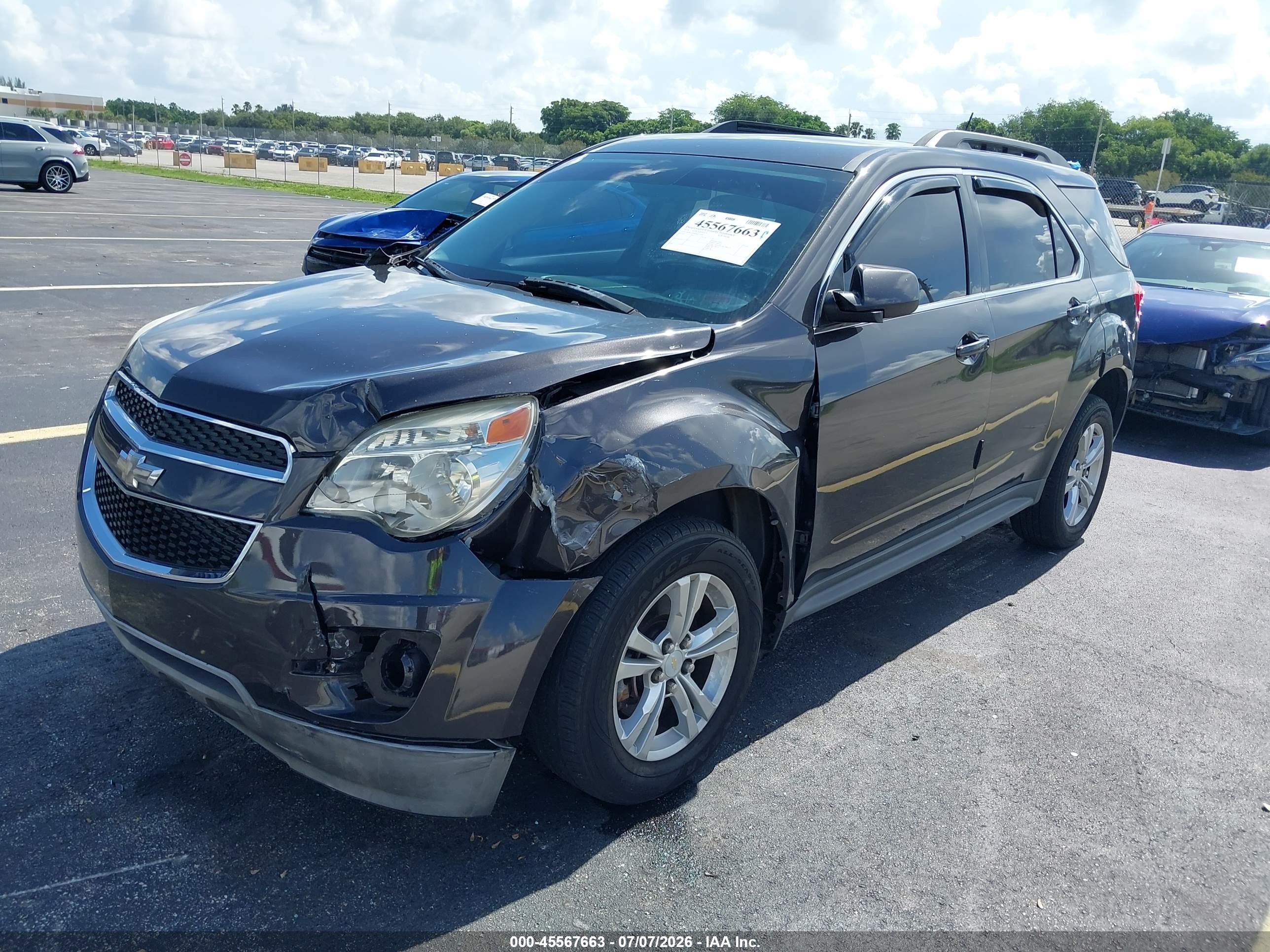 2014 Chevrolet Equinox Lt Gray vin: 2GNFLGEK8E6174991