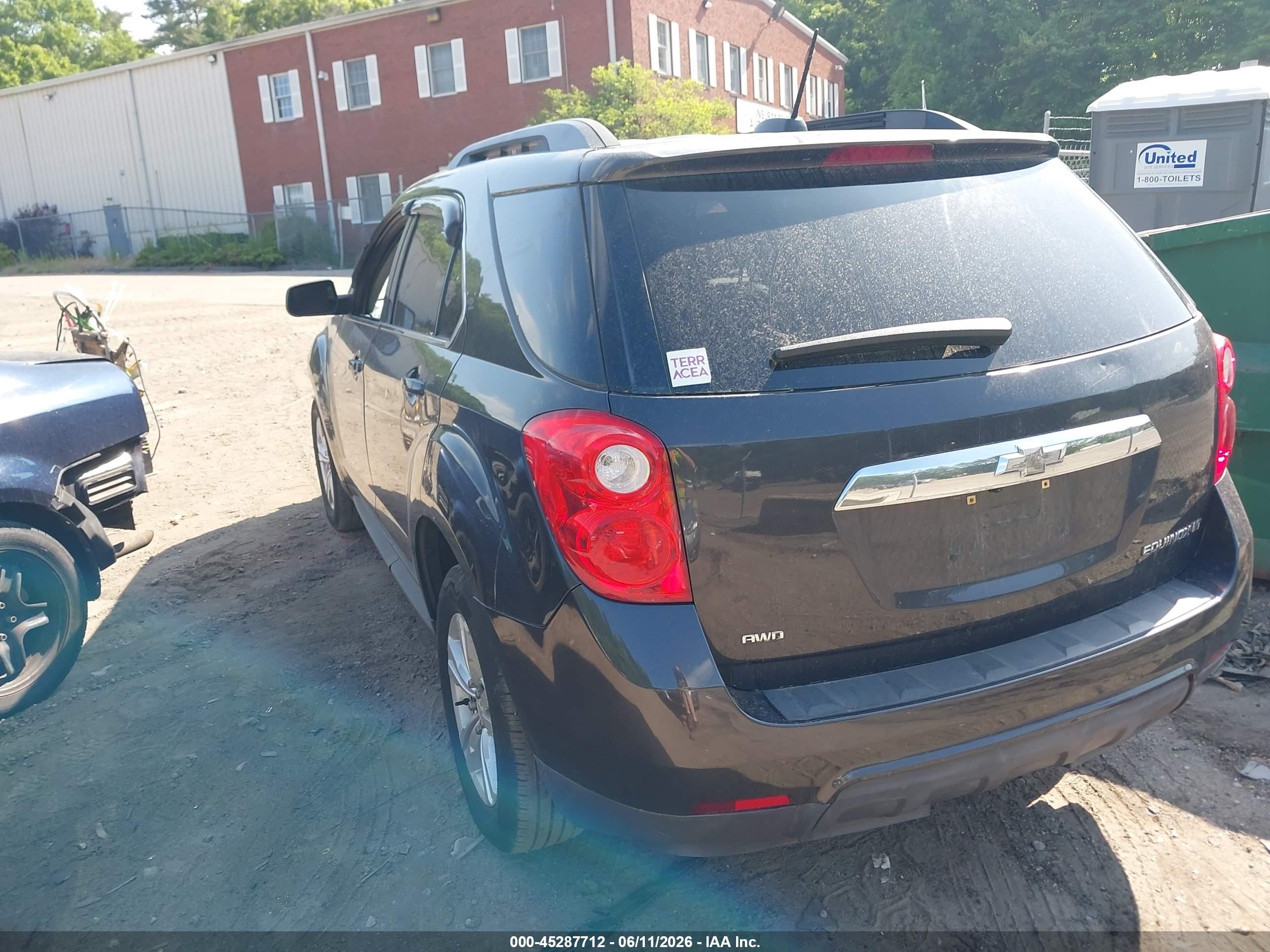 2015 Chevrolet Equinox 2lt Черный vin: 2GNFLGEK8F6220160