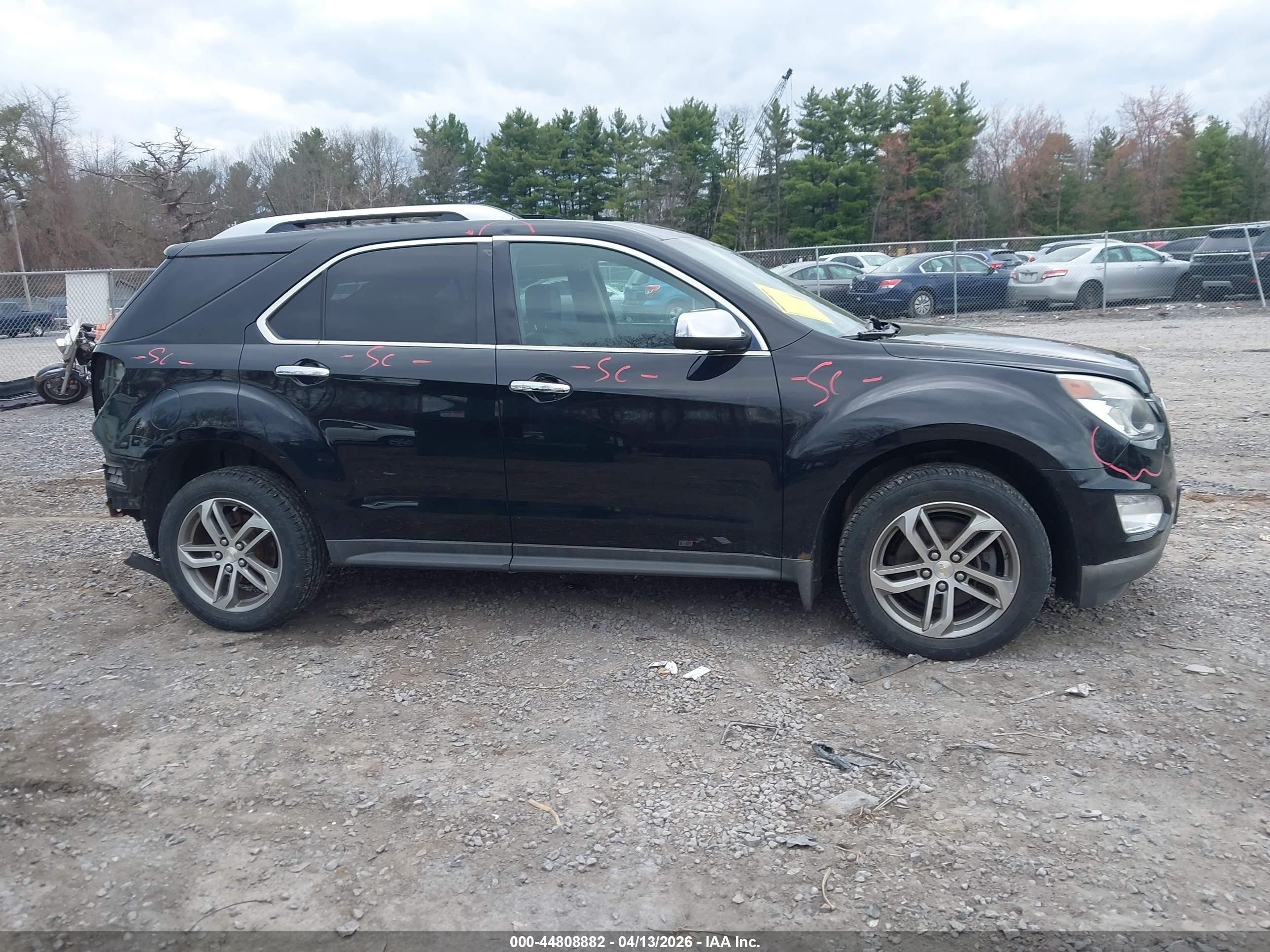 2016 Chevrolet Equinox Ltz Черный vin: 2GNFLGEK8G6133246