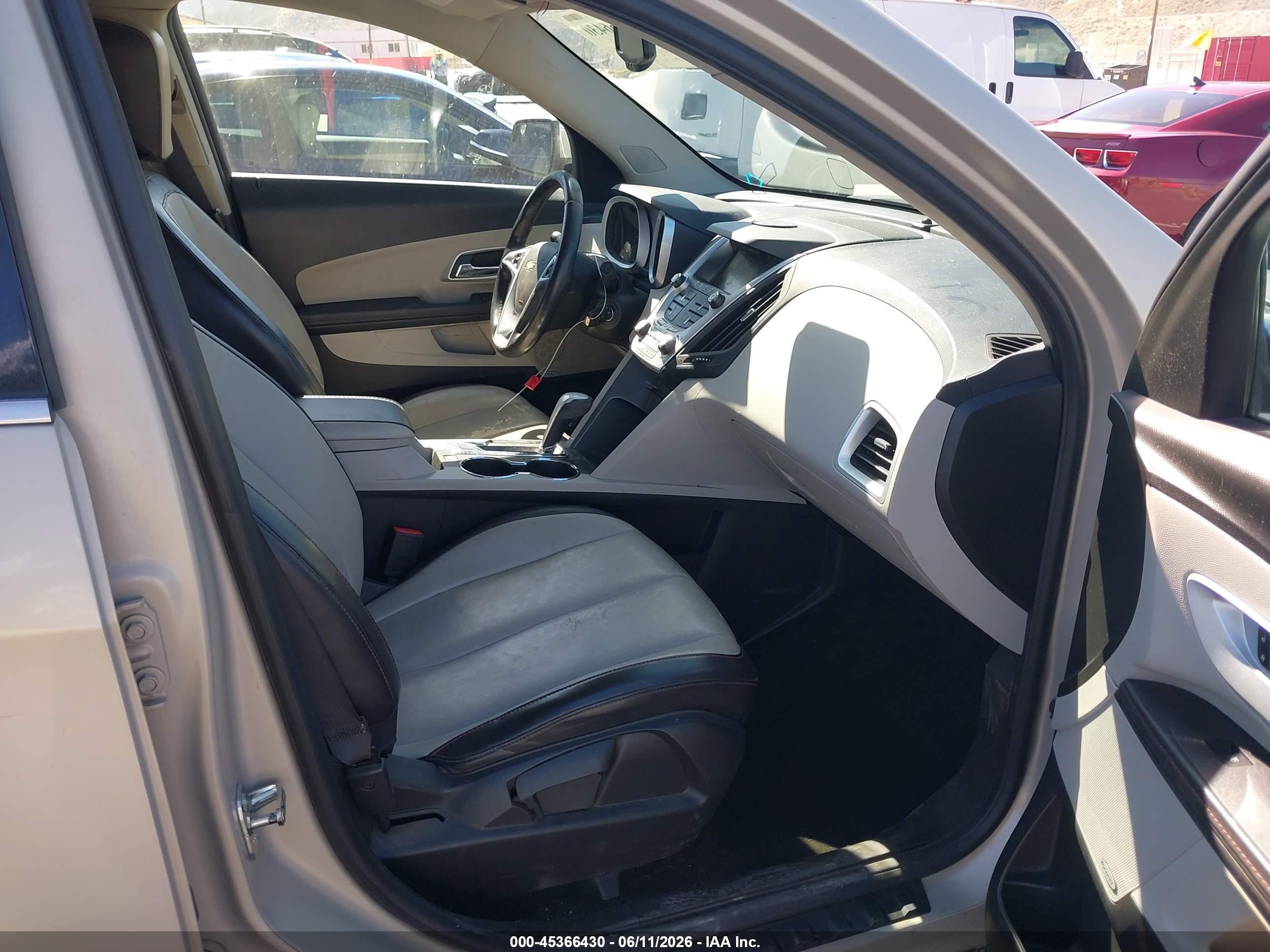 2012 Chevrolet Equinox Ltz Beige vin: 2GNFLGEK9C6110133