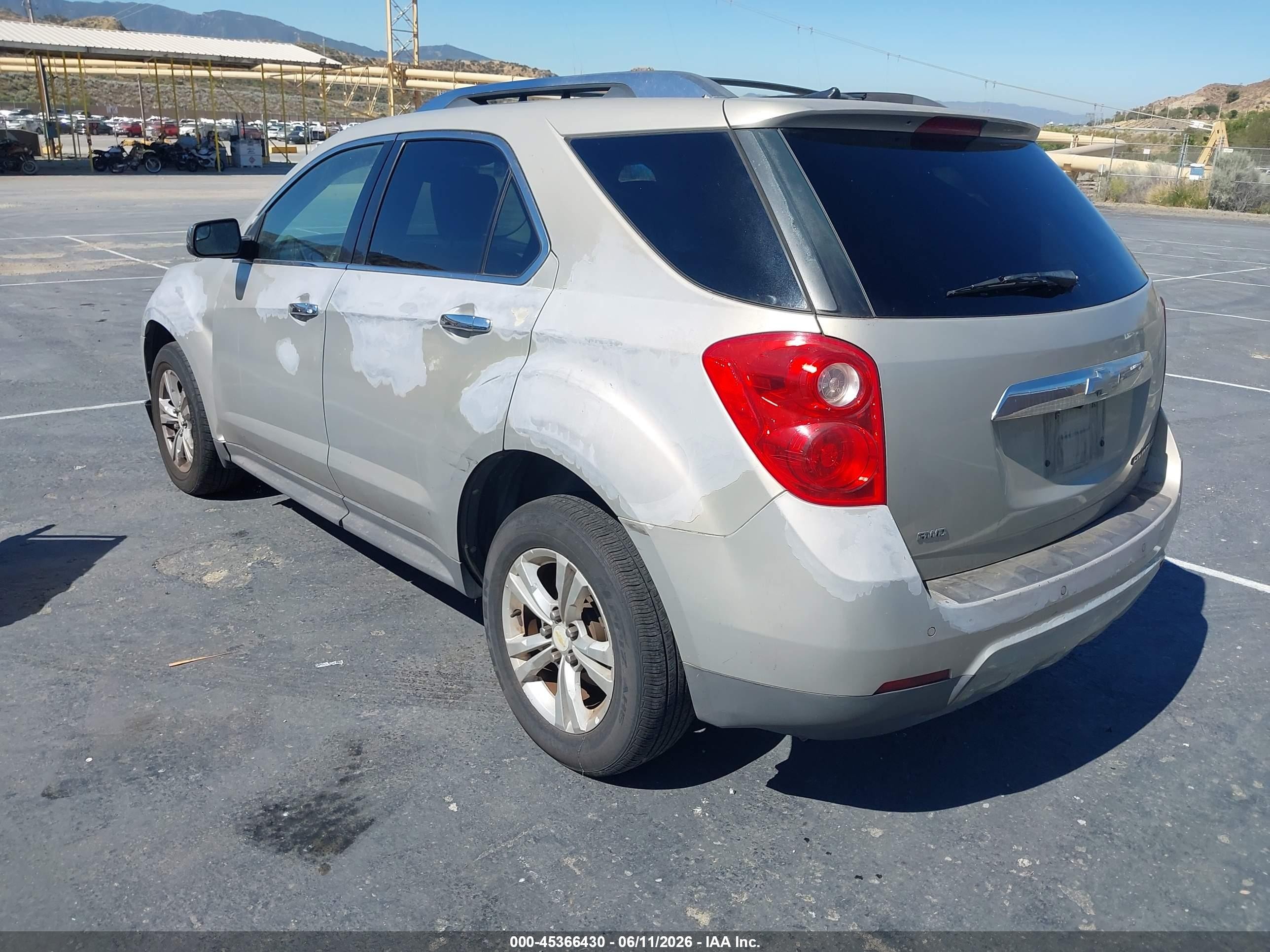 2012 Chevrolet Equinox Ltz Beige vin: 2GNFLGEK9C6110133