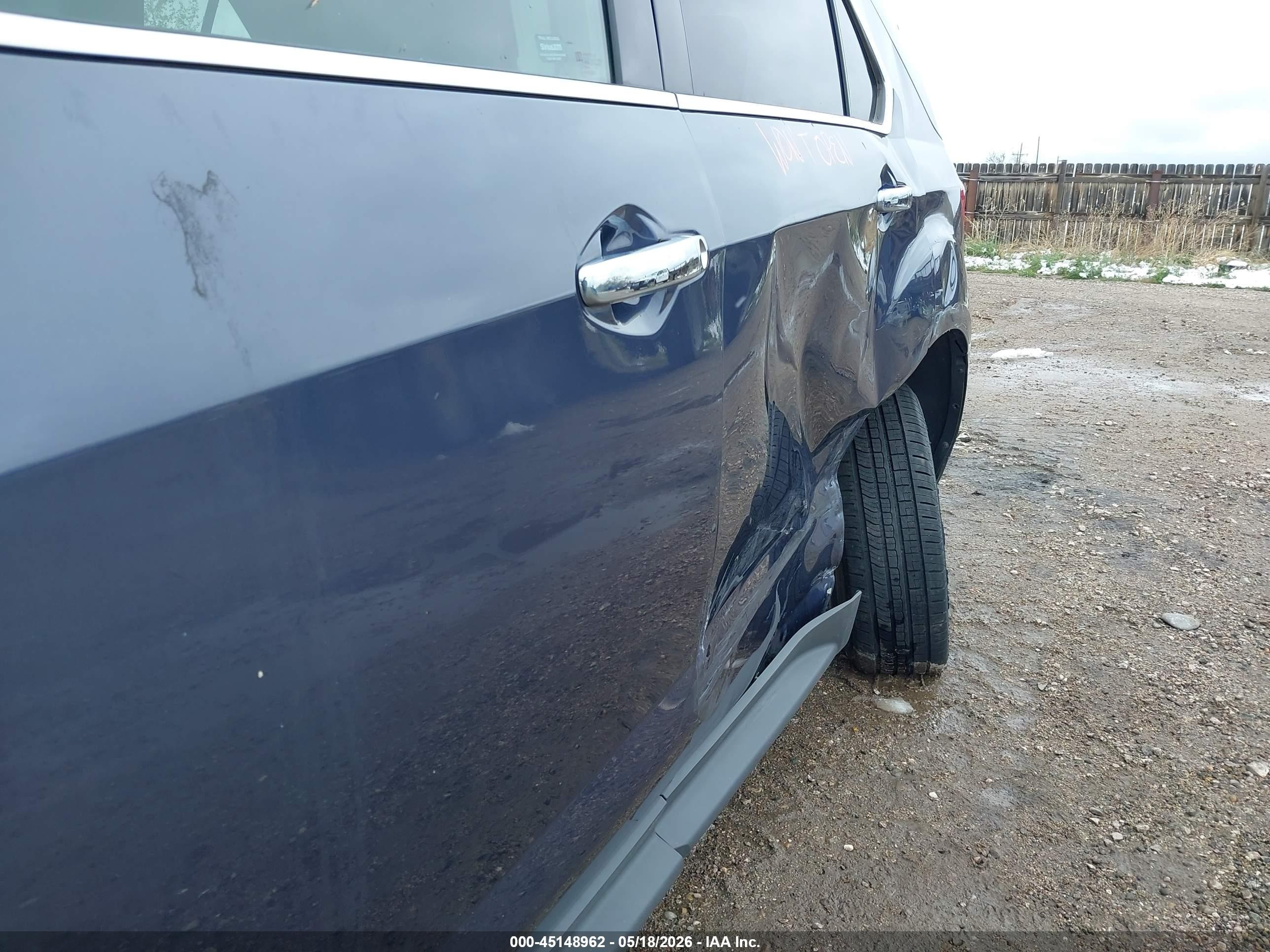 2013 Chevrolet Equinox Ltz Blue vin: 2GNFLGEK9D6338117