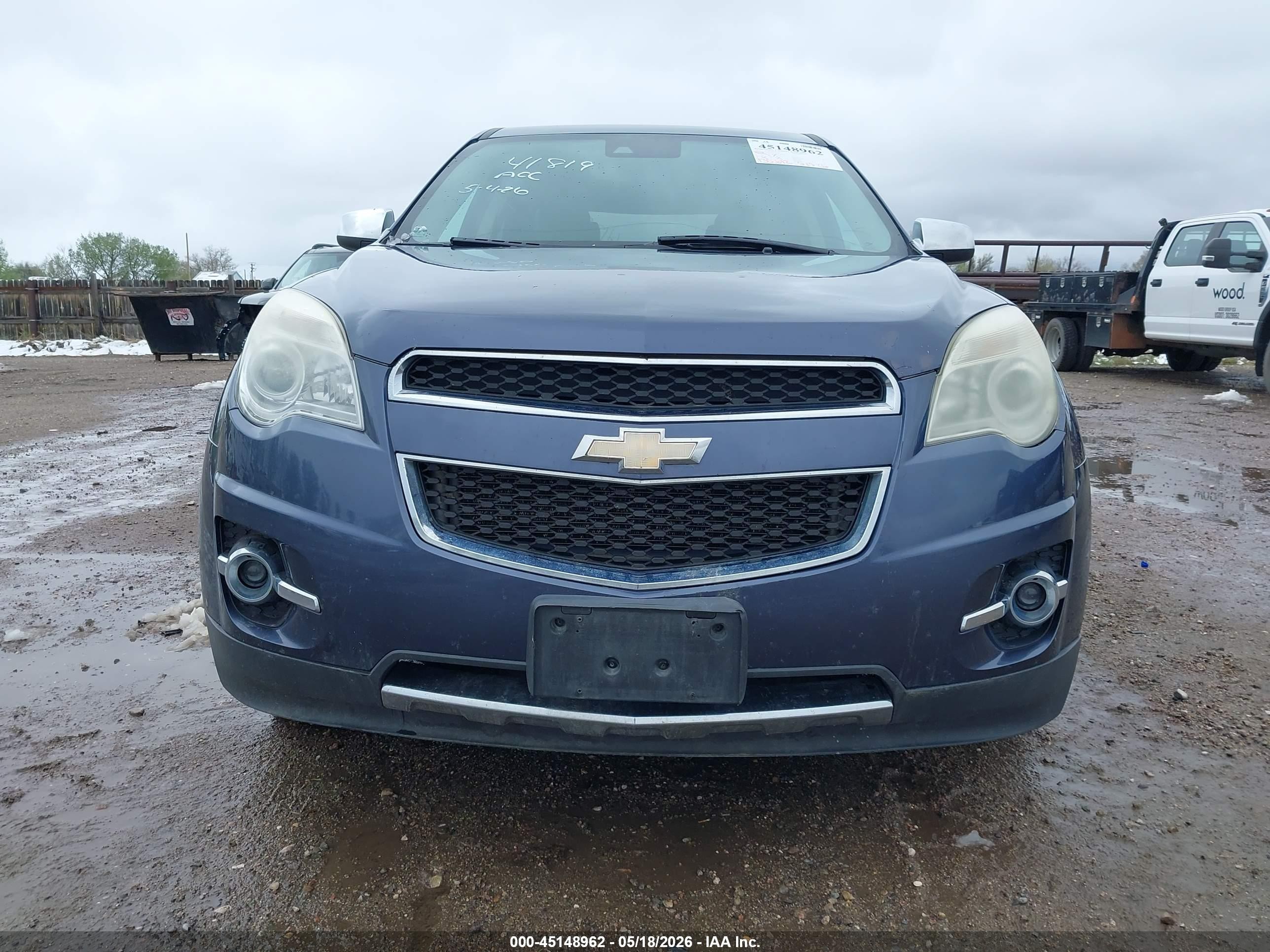2013 Chevrolet Equinox Ltz Blue vin: 2GNFLGEK9D6338117
