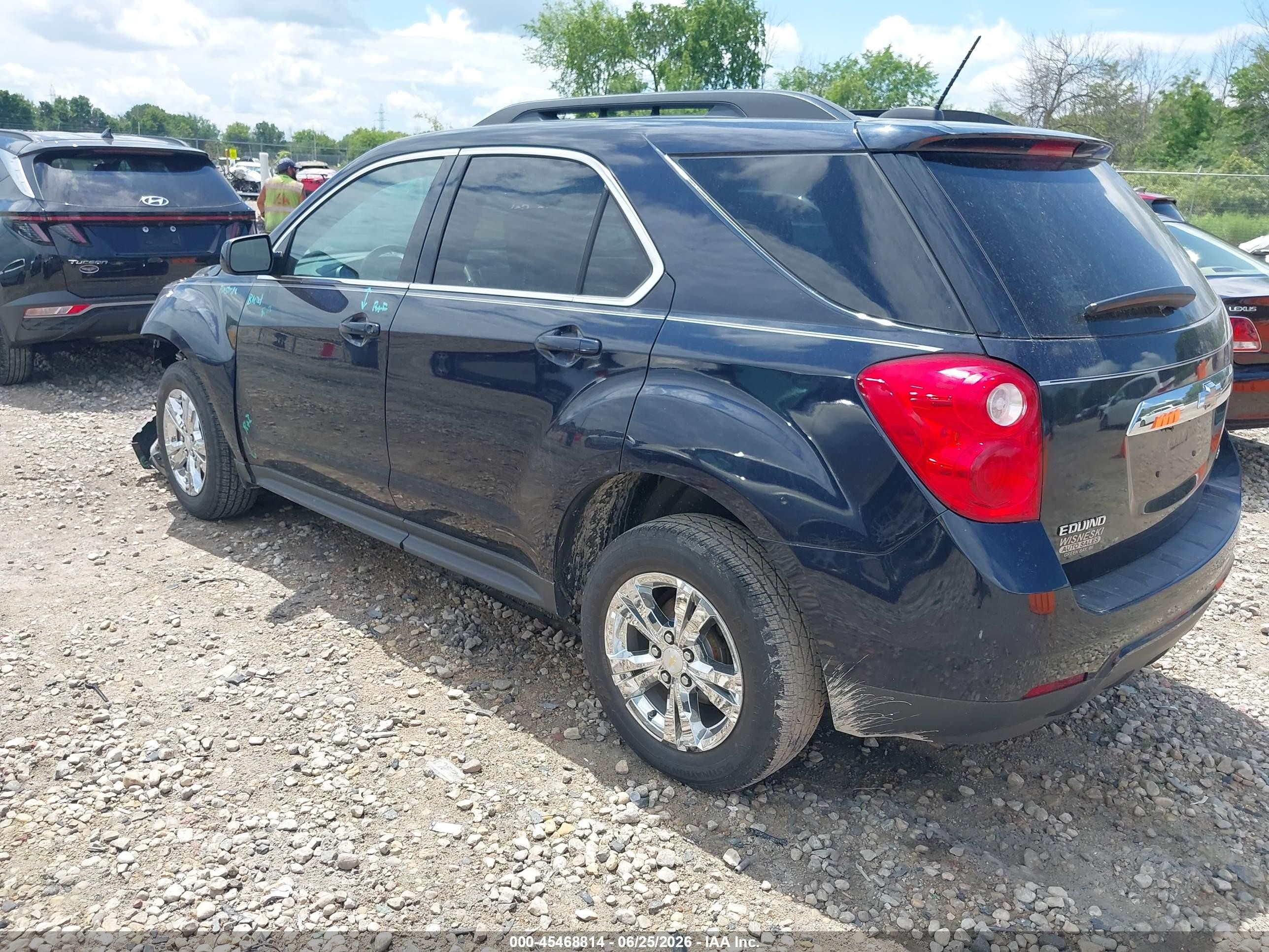 2015 Chevrolet Equinox 2lt Blue vin: 2GNFLGEK9F6350691