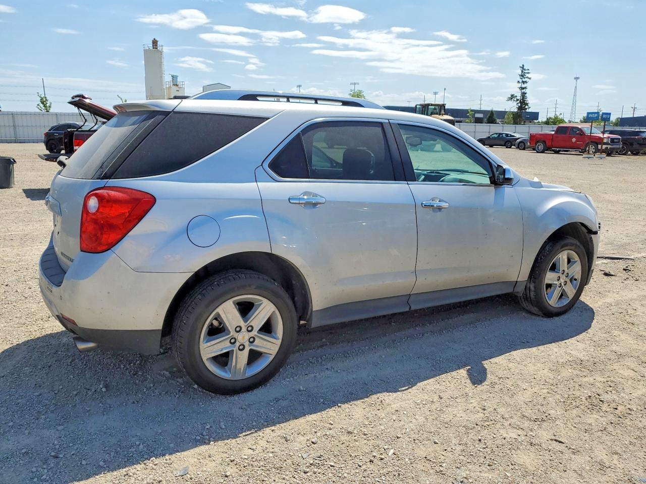 2015 Chevrolet Equinox Ltz Silver vin: 2GNFLHE30F6297376