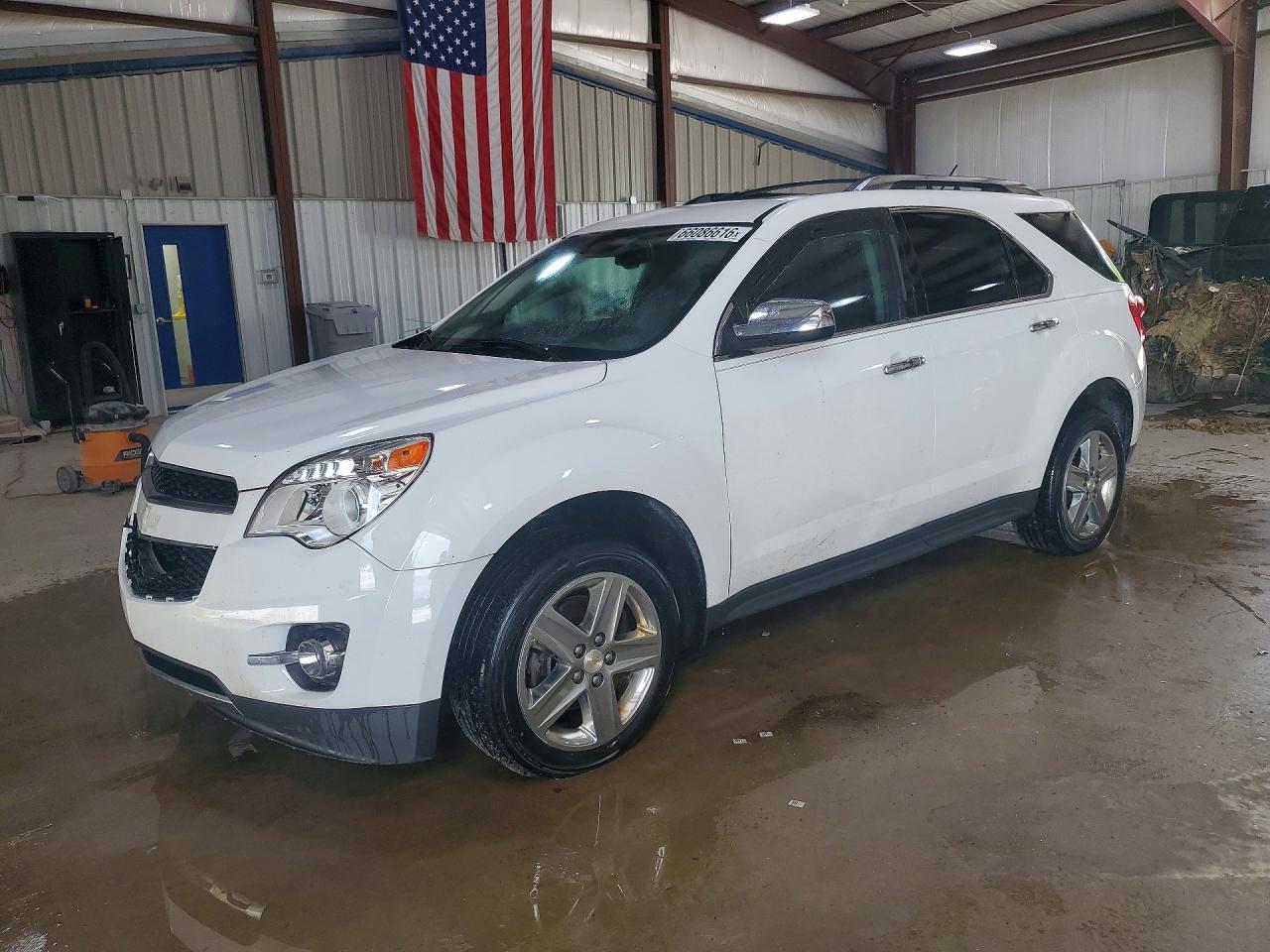 2015 Chevrolet Equinox Ltz White vin: 2GNFLHE30F6335074
