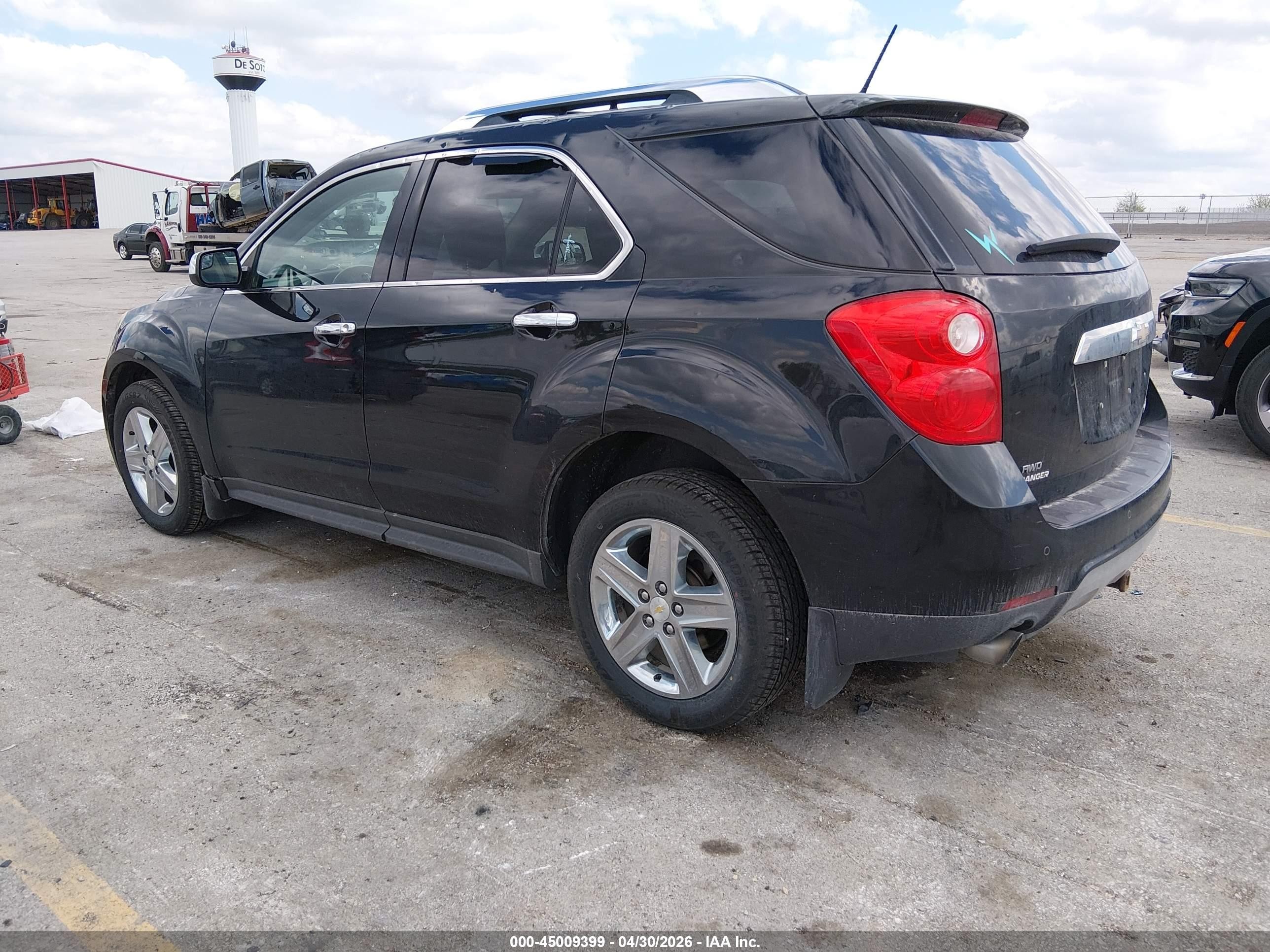 2014 Chevrolet Equinox Ltz Black vin: 2GNFLHE31E6159943