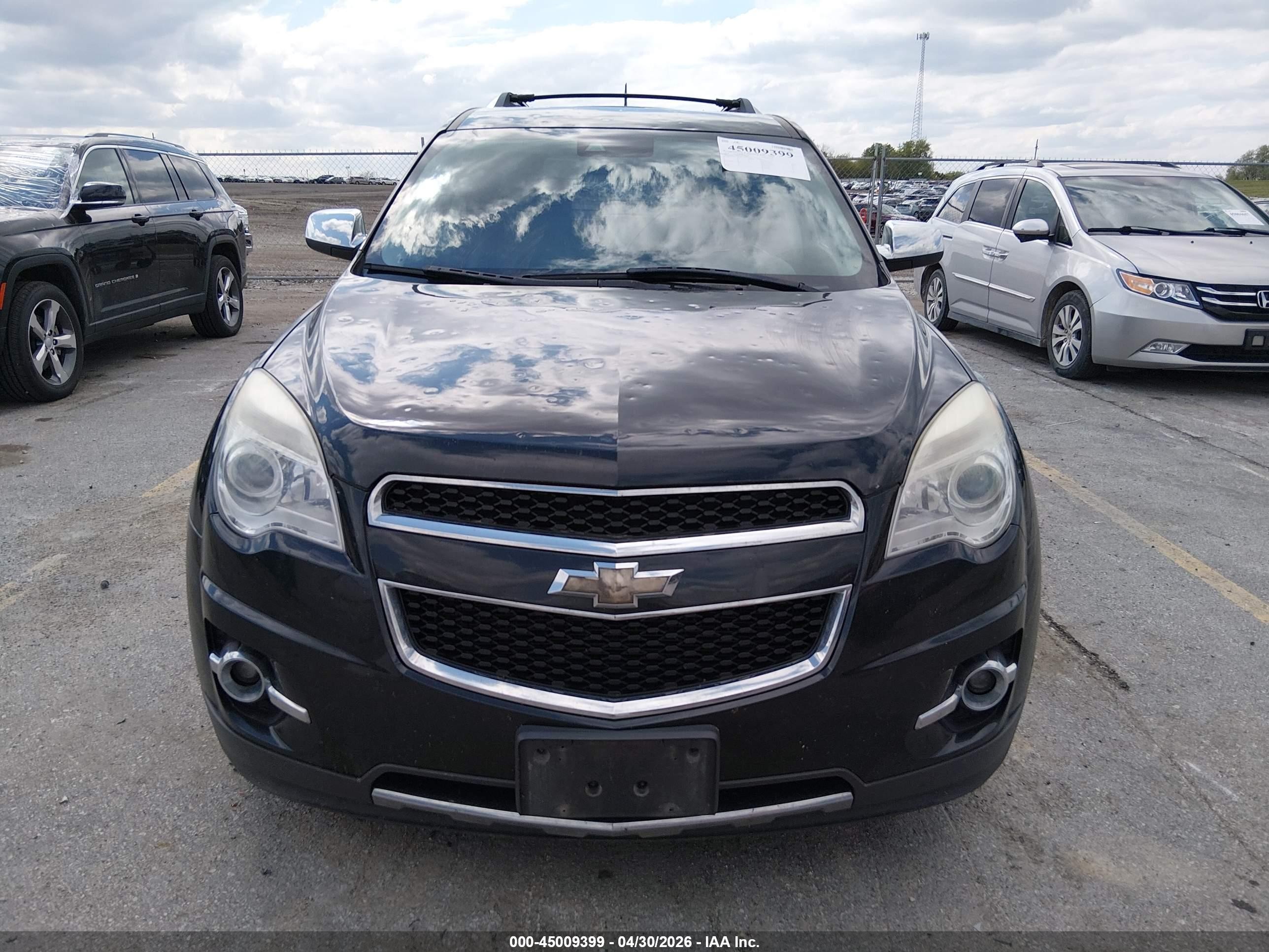 2014 Chevrolet Equinox Ltz Black vin: 2GNFLHE31E6159943