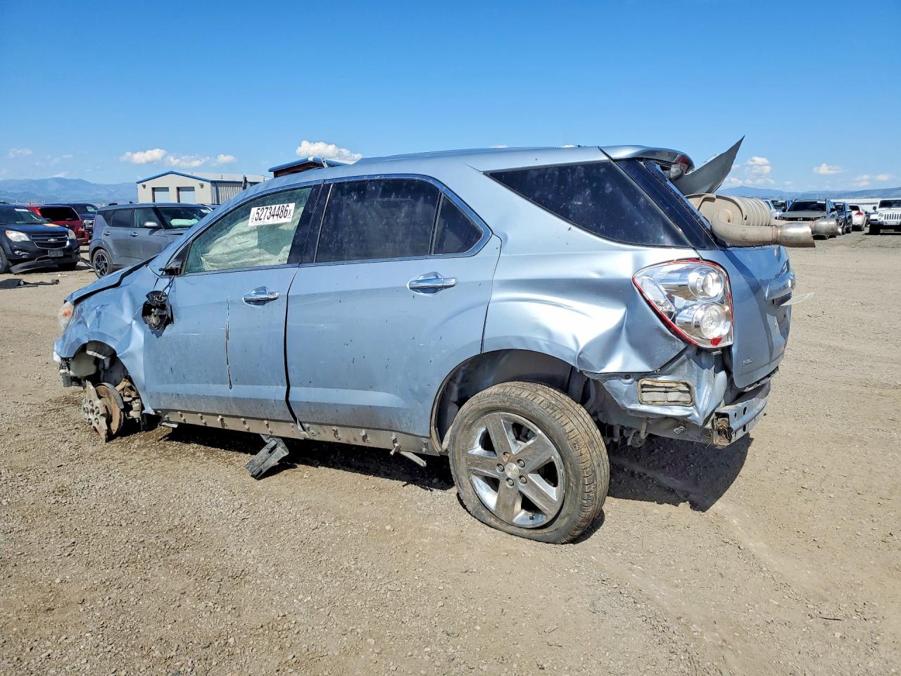 2014 Chevrolet Equinox Ltz Turquoise vin: 2GNFLHE31E6325782