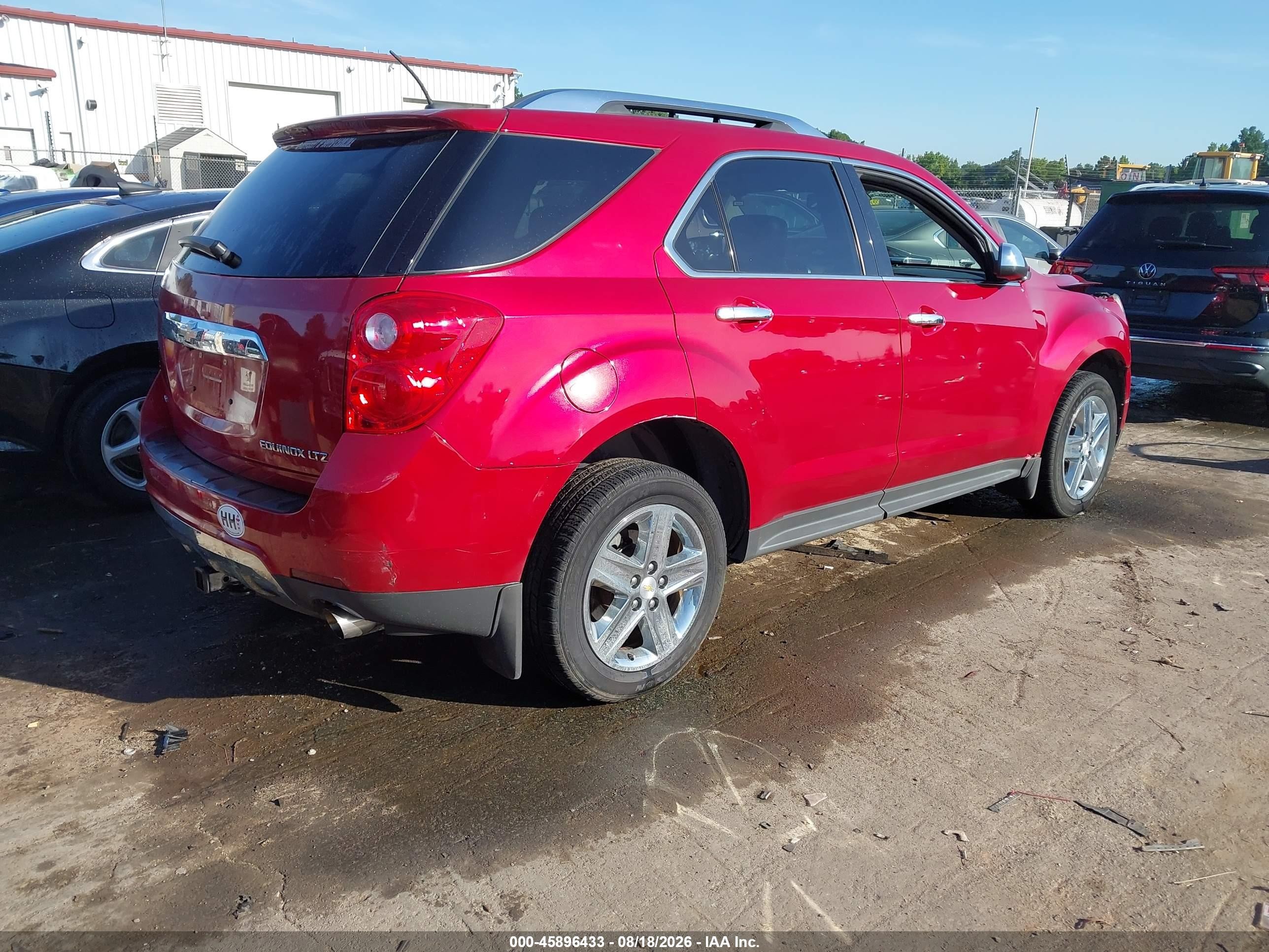 2015 Chevrolet Equinox Ltz Red vin: 2GNFLHE31F6267285