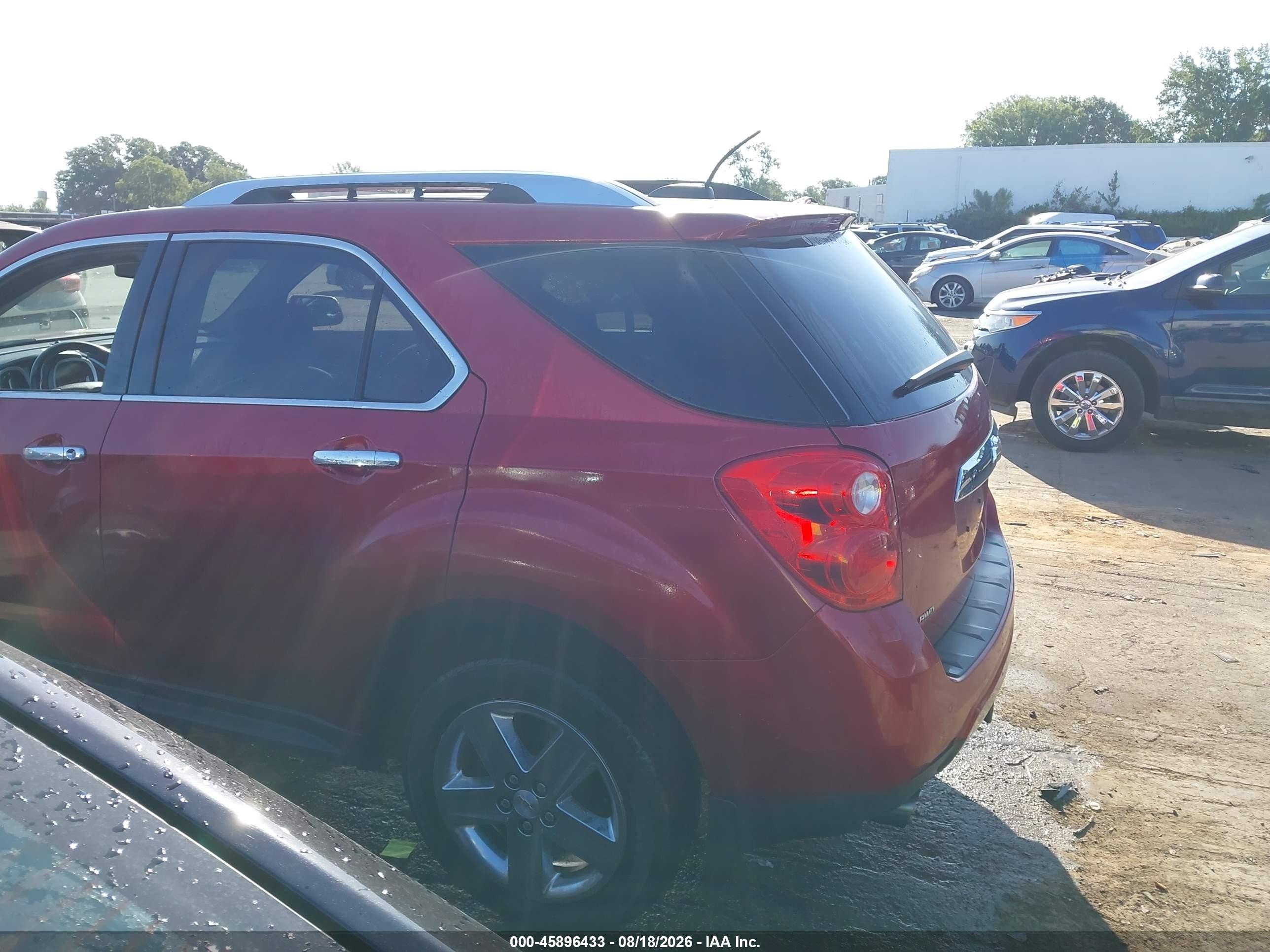 2015 Chevrolet Equinox Ltz Red vin: 2GNFLHE31F6267285