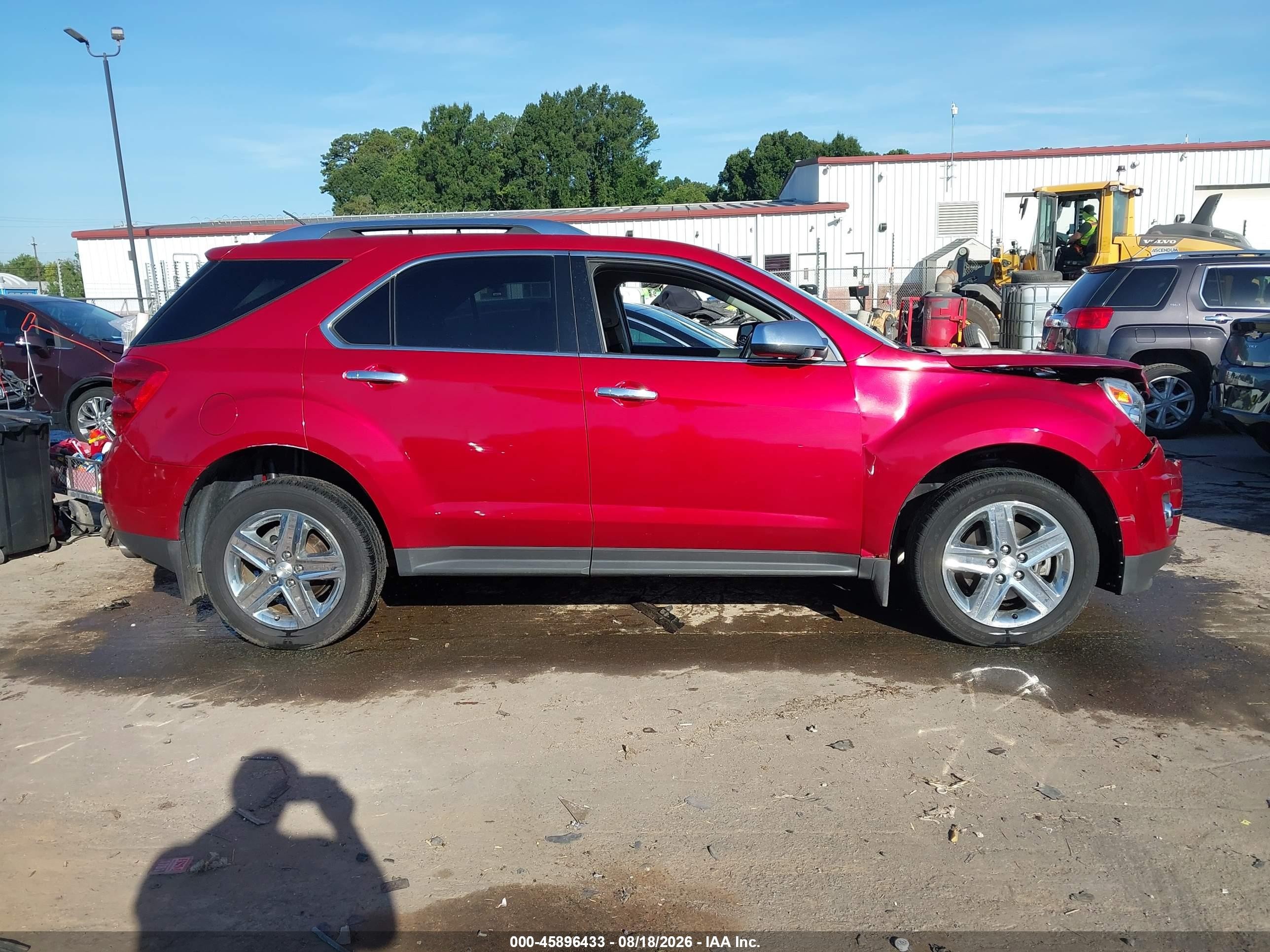 2015 Chevrolet Equinox Ltz Red vin: 2GNFLHE31F6267285