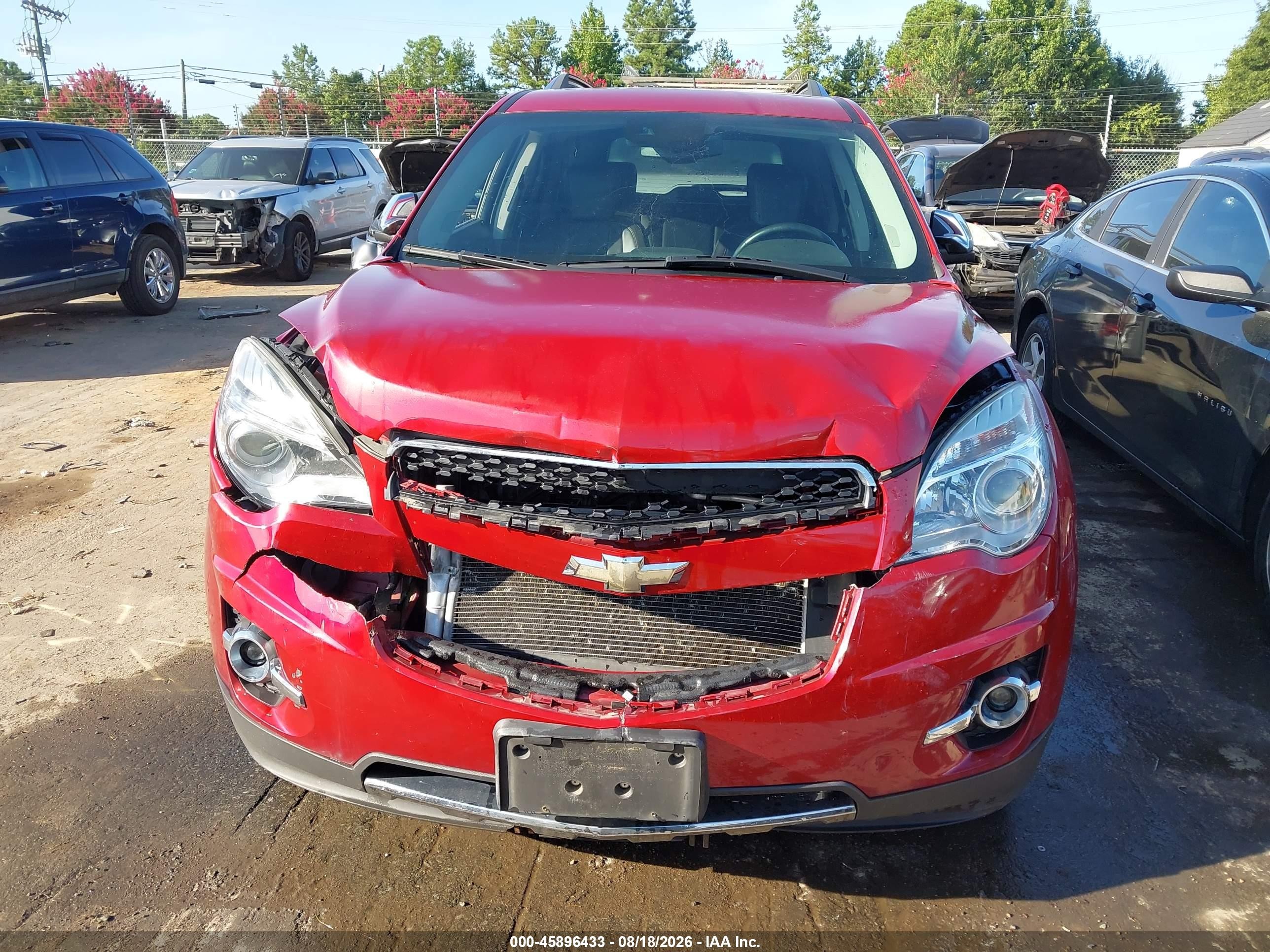 2015 Chevrolet Equinox Ltz Red vin: 2GNFLHE31F6267285