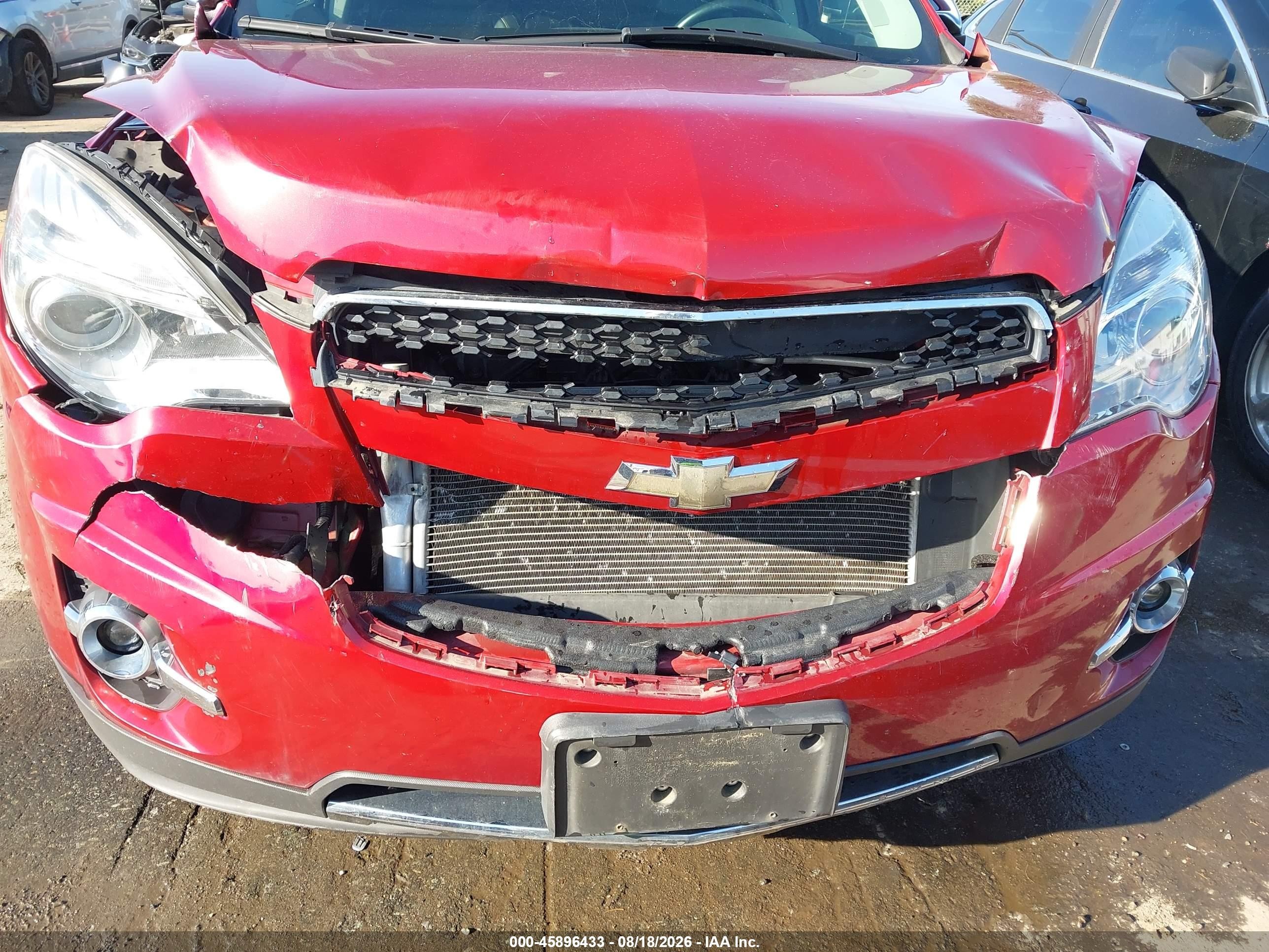 2015 Chevrolet Equinox Ltz Red vin: 2GNFLHE31F6267285